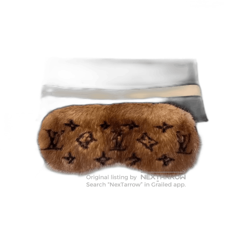 Louis Vuitton LV Fur Eye Mask Gift Item. Size ONE SIZE - 1 Thumbnail