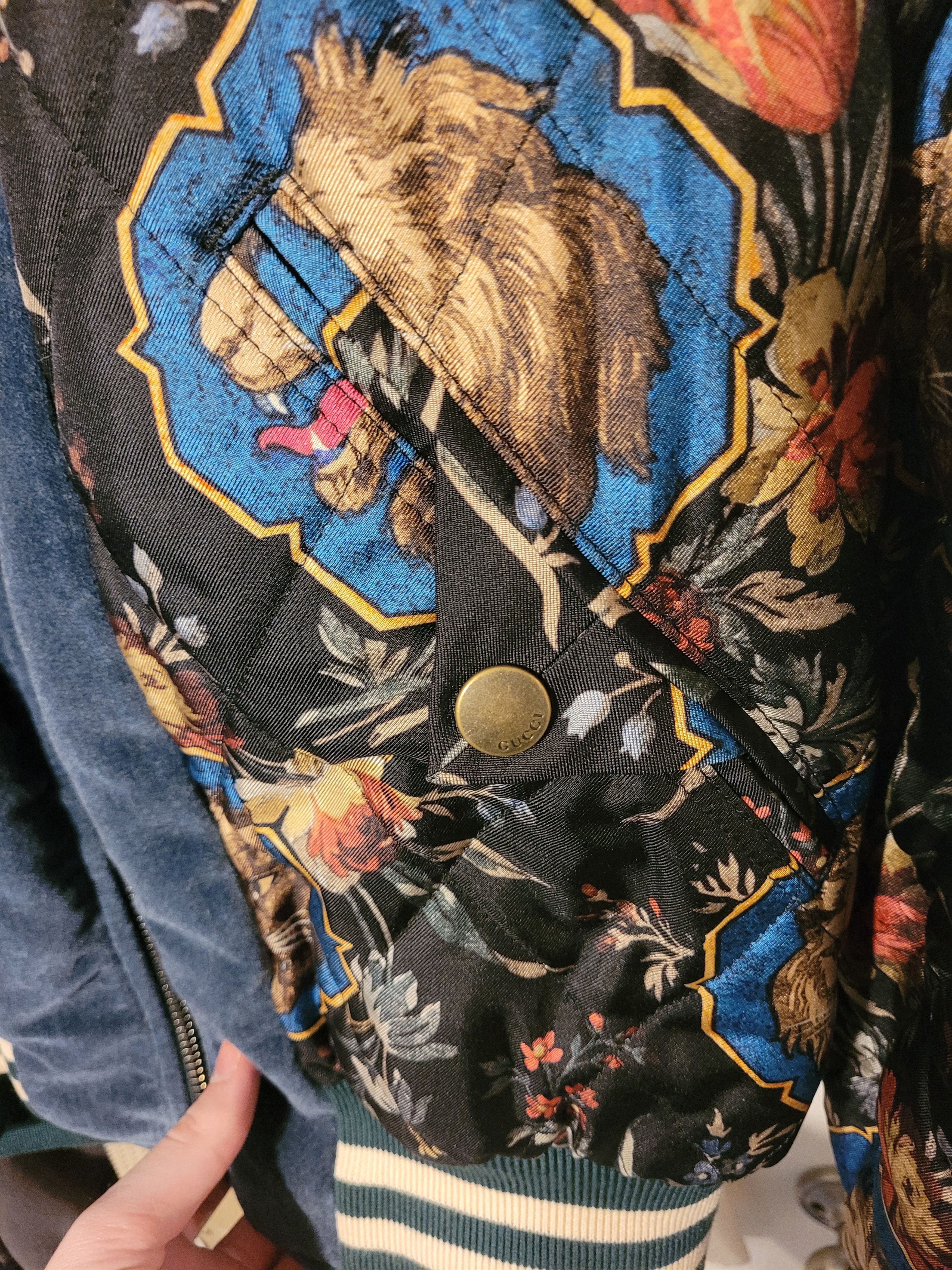 Gucci Gucci Silk and Velvet Bomber Size M / US 6-8 / IT 42-44 - 7 Thumbnail