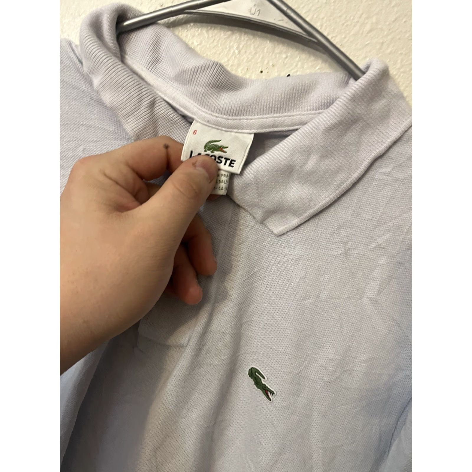 Lacoste Lacoste Polo Shirt Mens XL Blue Embroidered Logo Collared Preppy Logo Shirt Size US XL / EU 56 / 4 - 2 Thumbnail