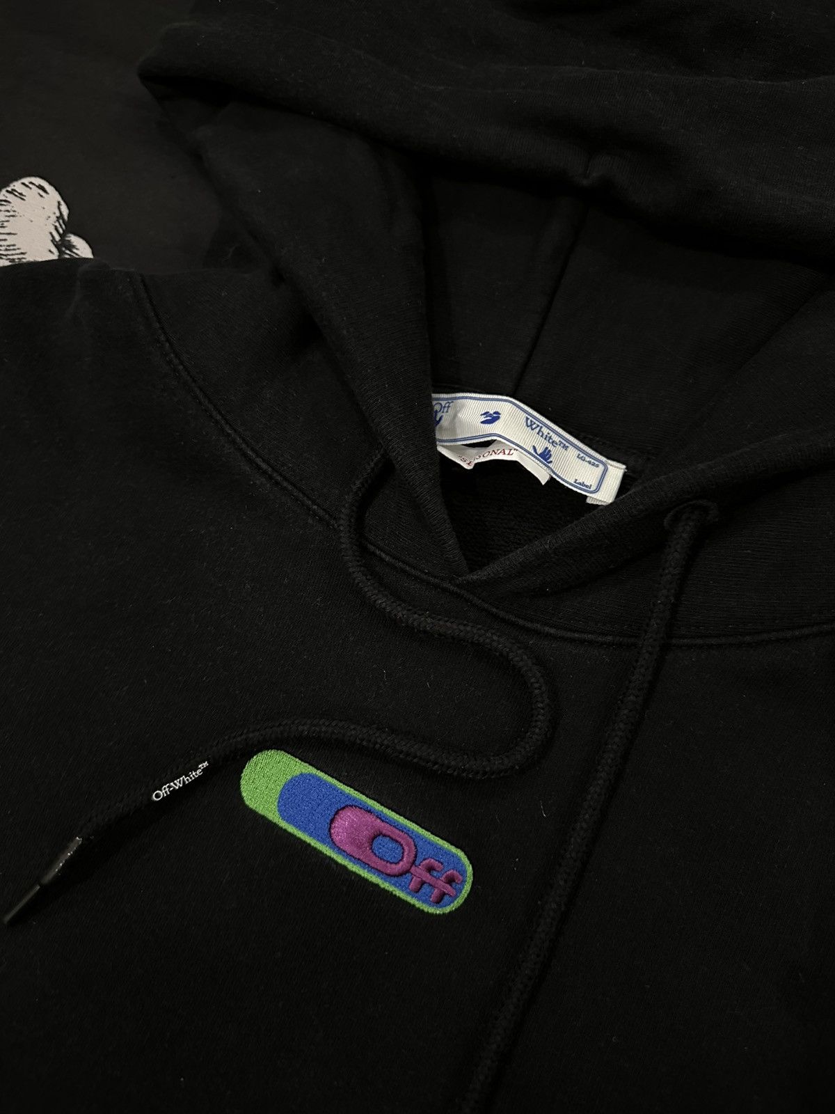Off-White Off-White Marijuana Hoodie baggy Black @2013 Virgil Abloh Size US XL / EU 56 / 4 - 4 Thumbnail