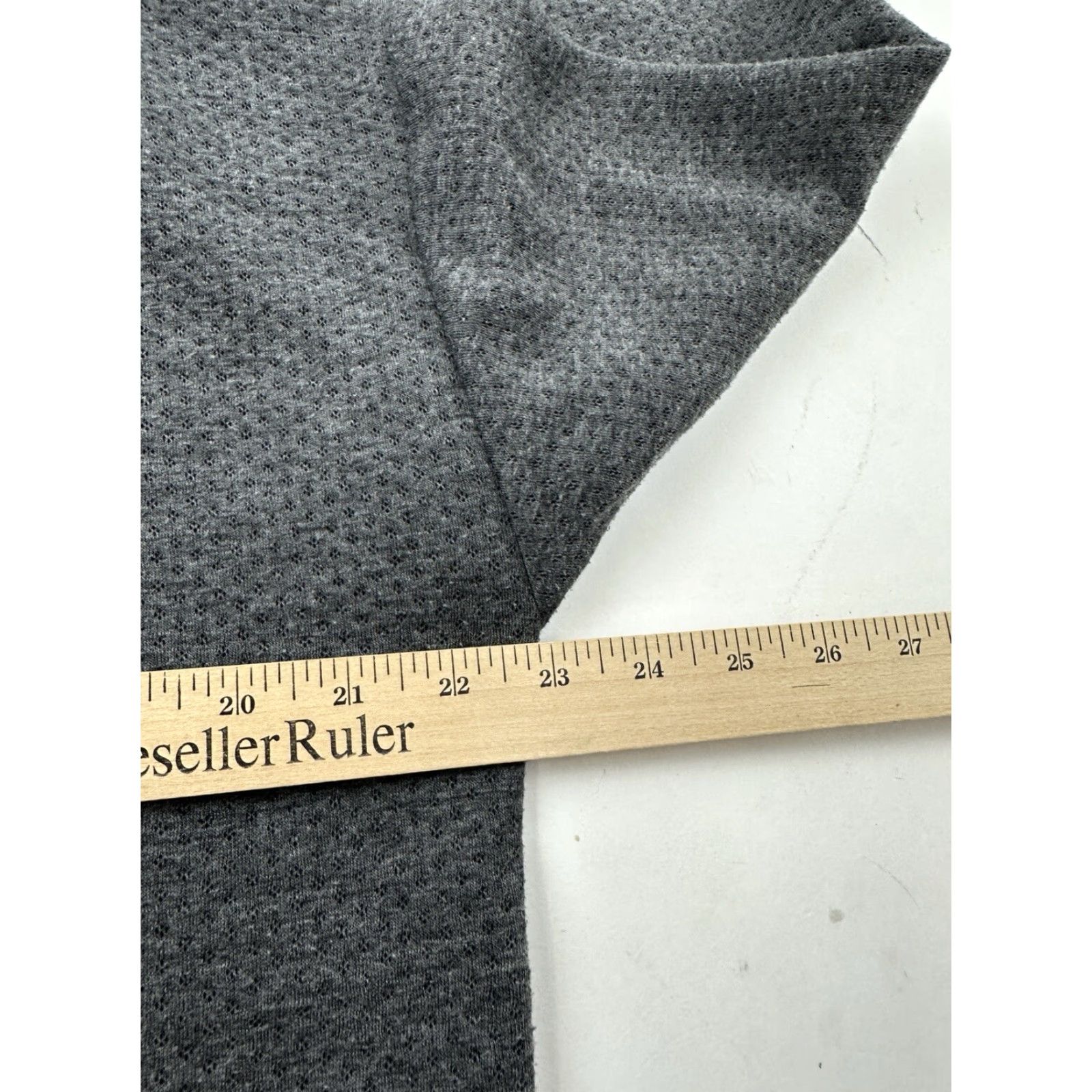 J.Crew J.Crew Sweatshirt Womens XS Gray 1/2 Zip Terry Pointelle Pullover Size XS / US 0-2 / IT 36-38 - 8 Thumbnail