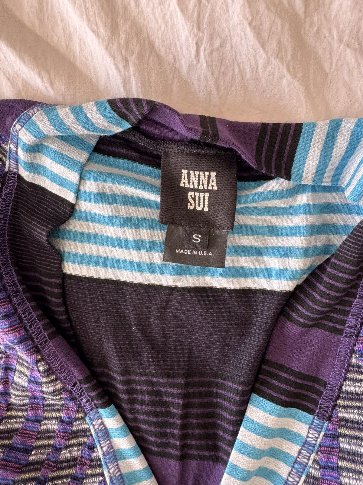 Other Anna Sui Light Knit Retro Cardigan Size US S / EU 44-46 / 1 - 2 Thumbnail