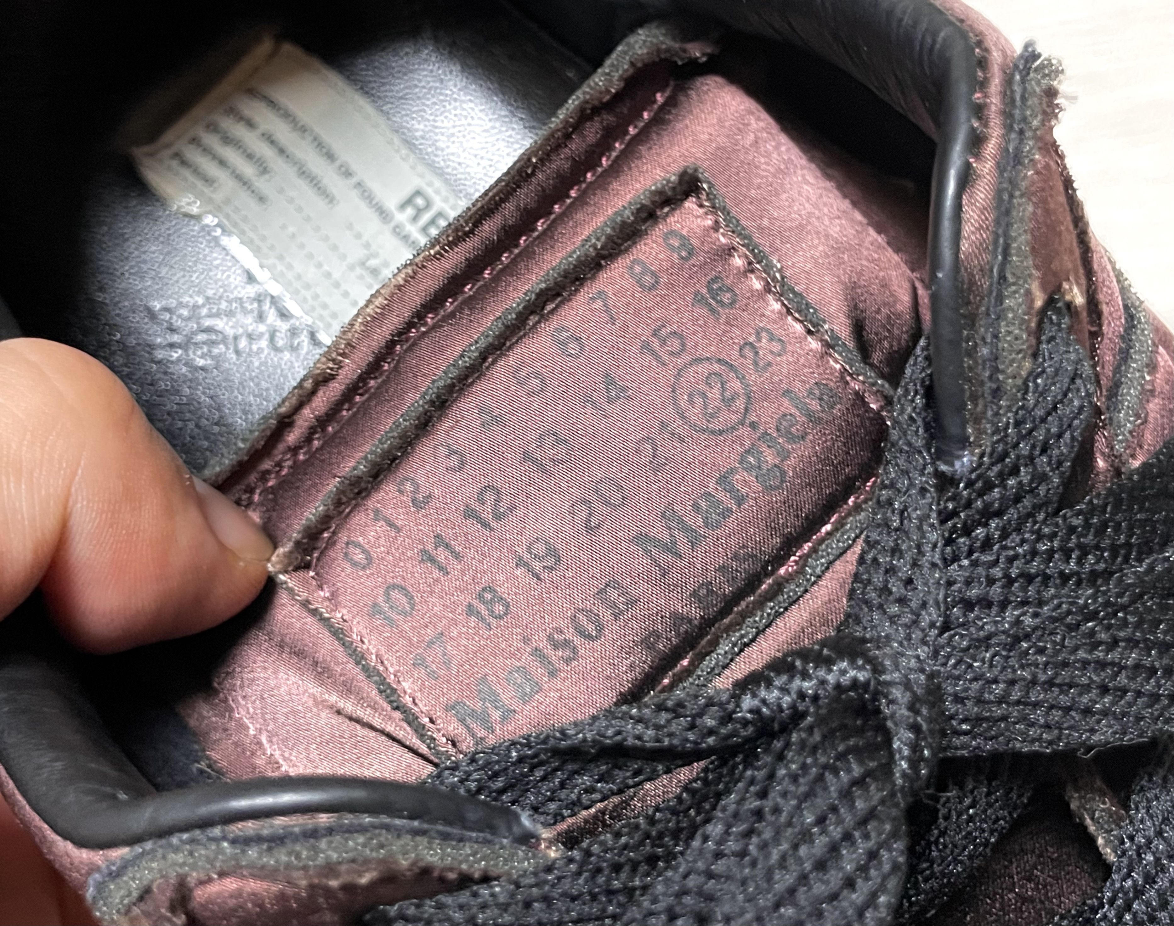 Maison Margiela Maison Margiela GAT (Satin Burgundy 2019) Size US 12 / EU 45 - 12 Thumbnail
