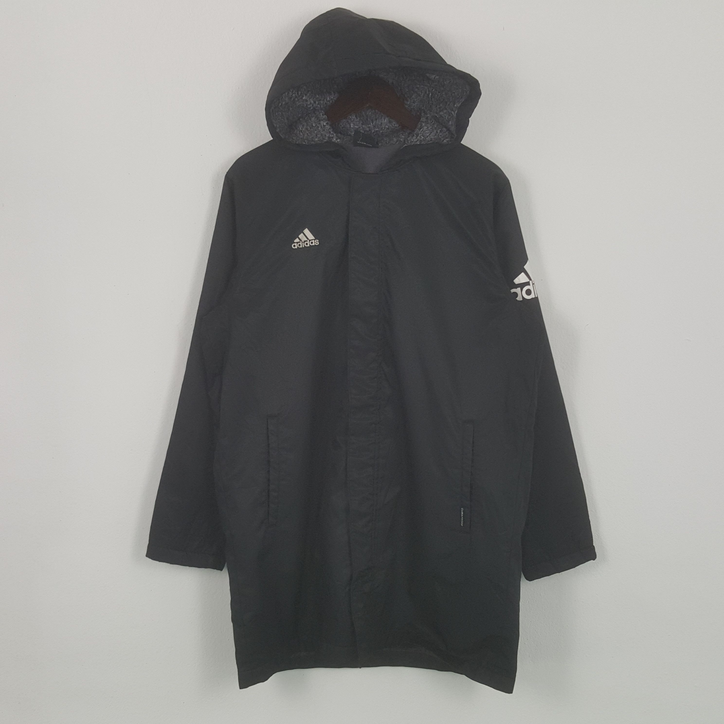 Adidas × Vintage Vintage Adidas x Custom Yohji Yamamoto Logo Trench Jacket Size US L / EU 52-54 / 3 - 2 Thumbnail