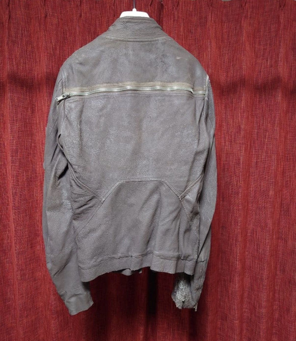 Rick Owens Rick Owens destroyed lamb skin leather jacket Size US XS / EU 42 / 0 - 2 Thumbnail