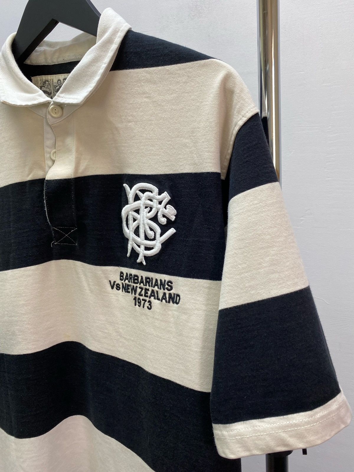 Other Cotton Traders Barbarians VS New Zealand 1973 Polo T Shirt Size US L / EU 52-54 / 3 - 5 Thumbnail