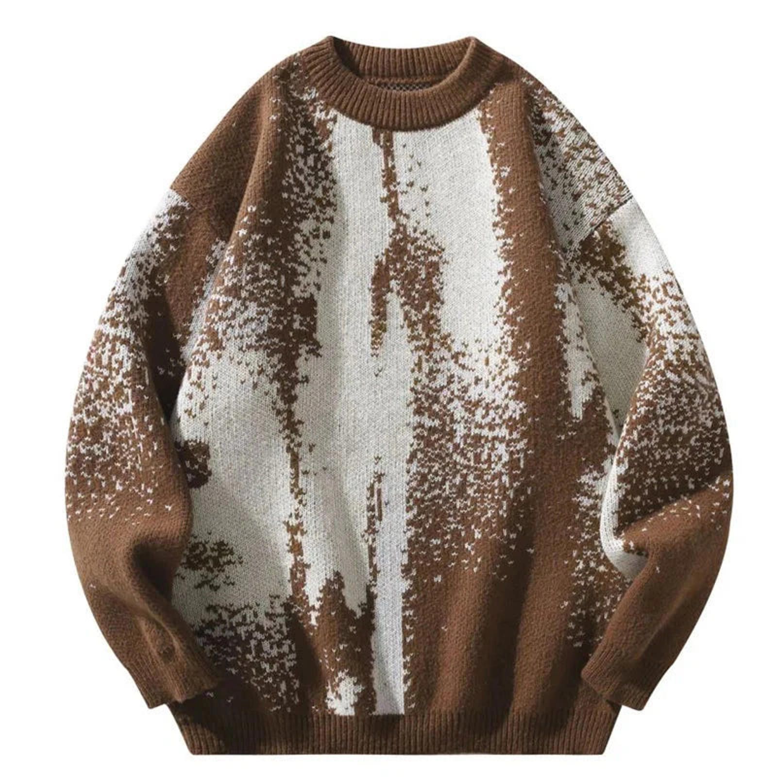 Other Abstract Print Crew Neck Sweater Size US M / EU 48-50 / 2 - 3 Thumbnail