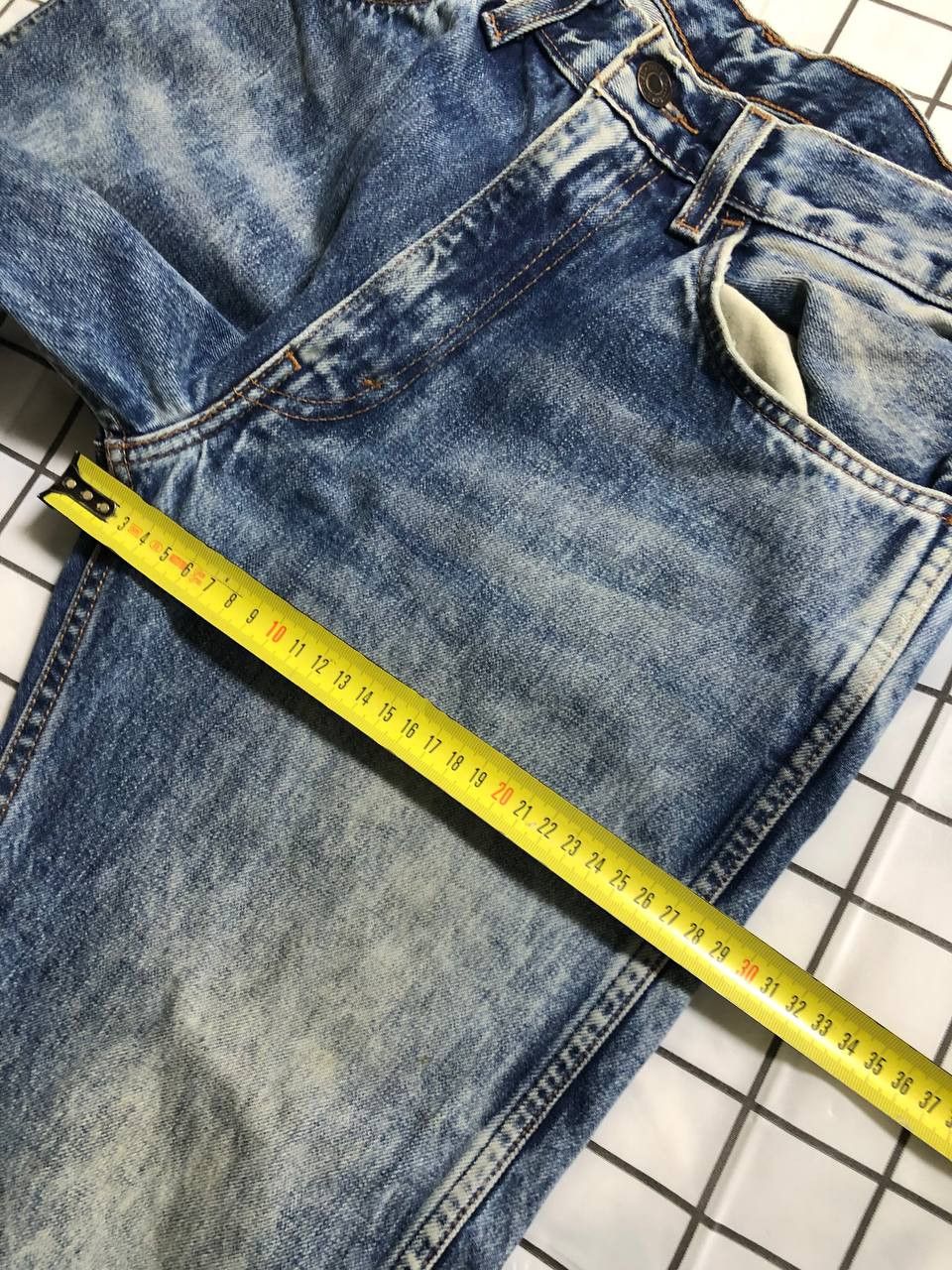 Levi's Vintage 90s Orange Tab Levi’s Jeans 505 Blue Distressed Size US 32 / EU 48 - 10 Thumbnail