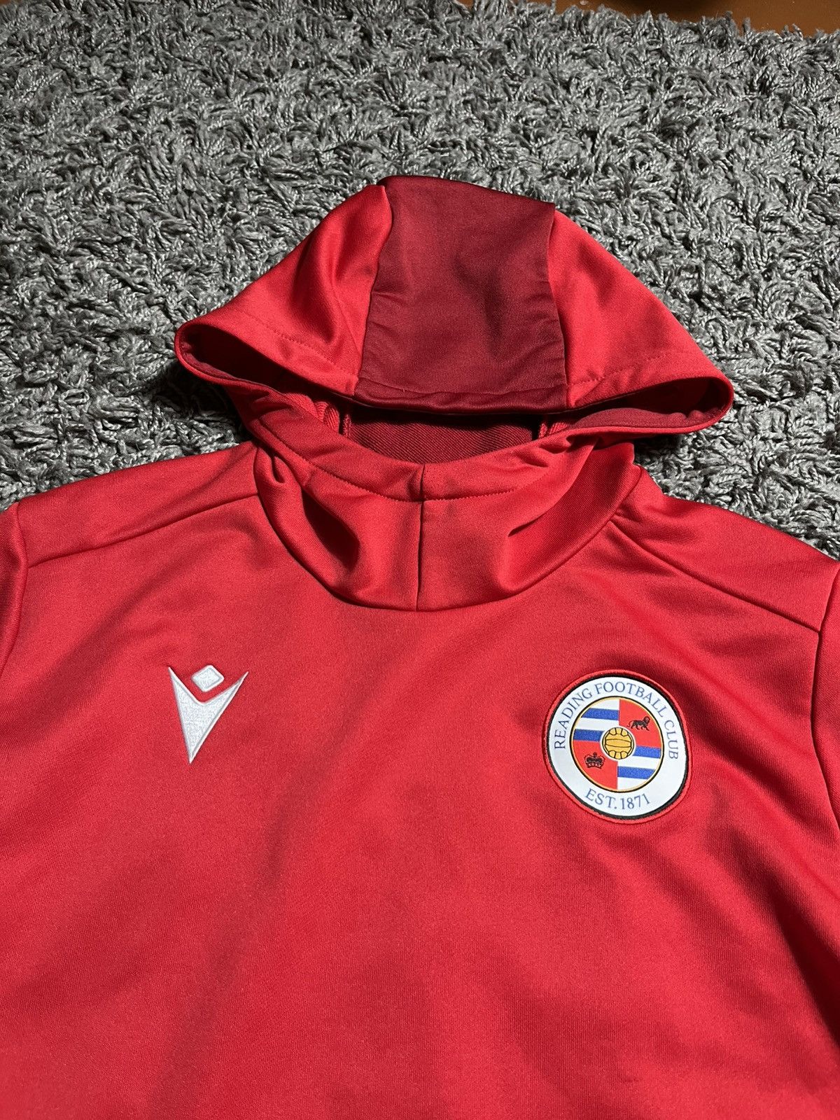 Macron READING FOOTBALL CLUB 2022/23 TRAINING HOODIE SOCCER Size US L / EU 52-54 / 3 - 2 Thumbnail