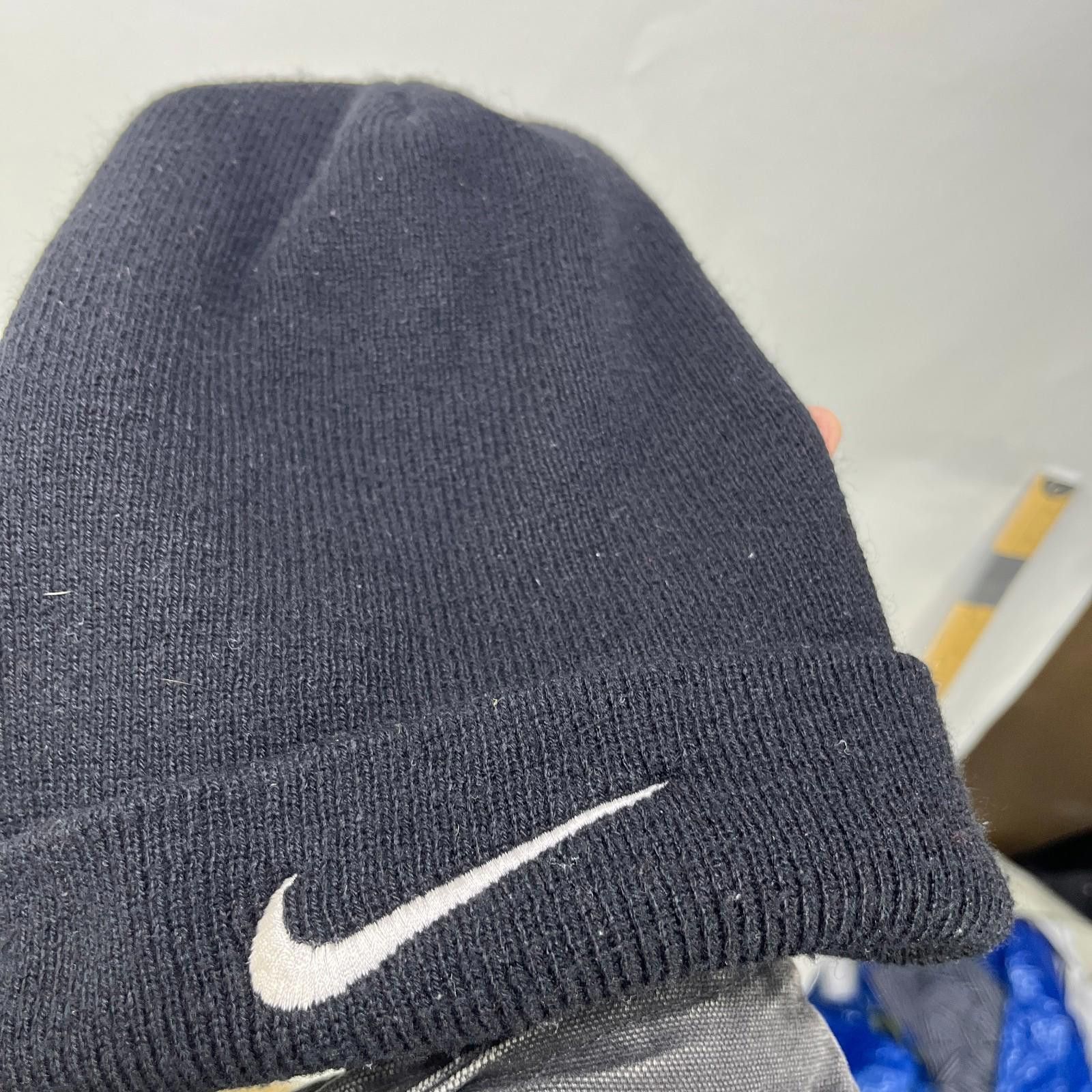 Nike Vintage 90s Nike Swoosh Skull Cap Hat Toque Beanie Size ONE SIZE - 2 Thumbnail