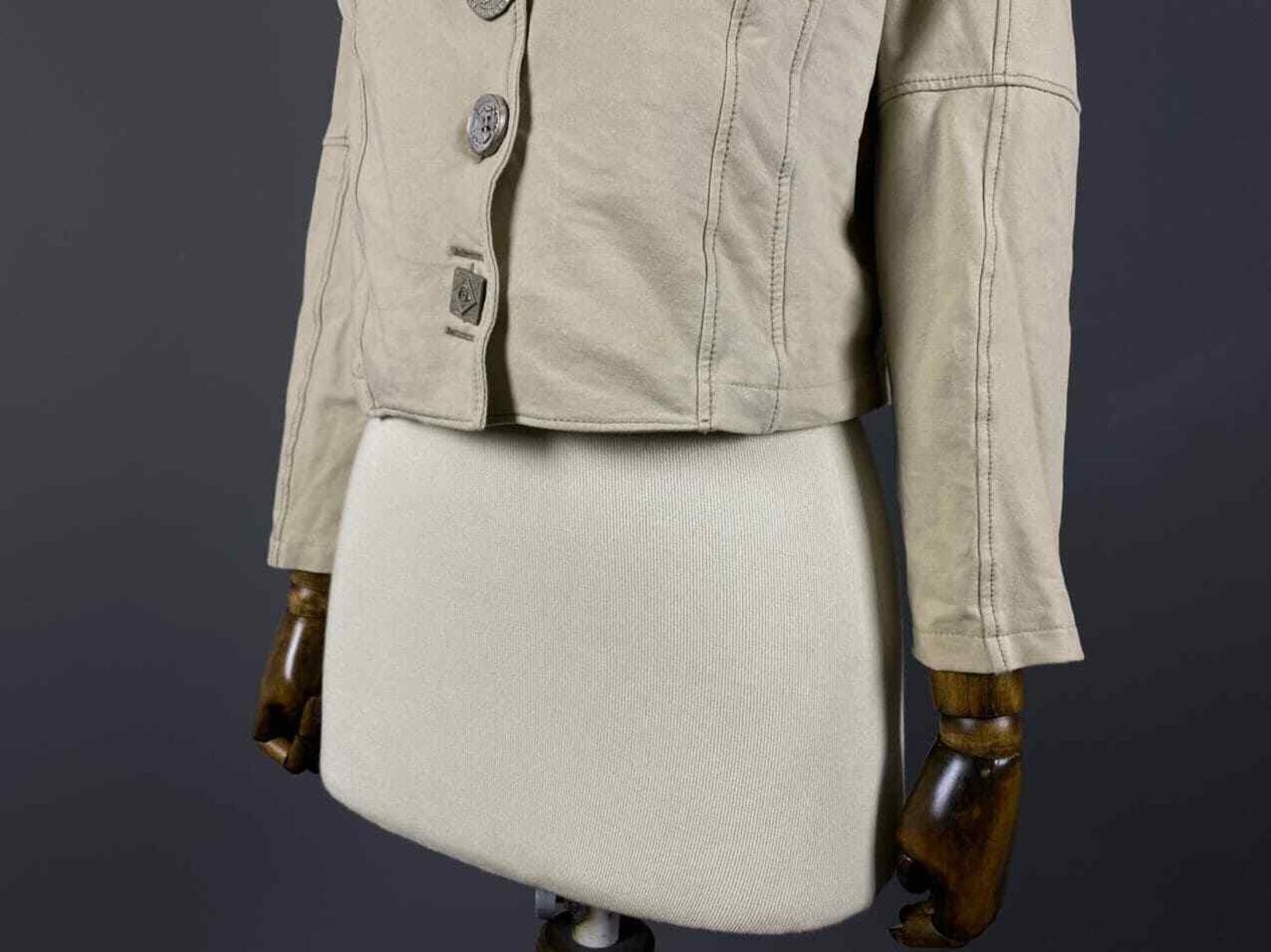 Designer Elisa Cavaletti Club Sono Italiano Beige Jacket Size XL / 4 Size XL / US 12-14 / IT 48-50 - 4 Thumbnail