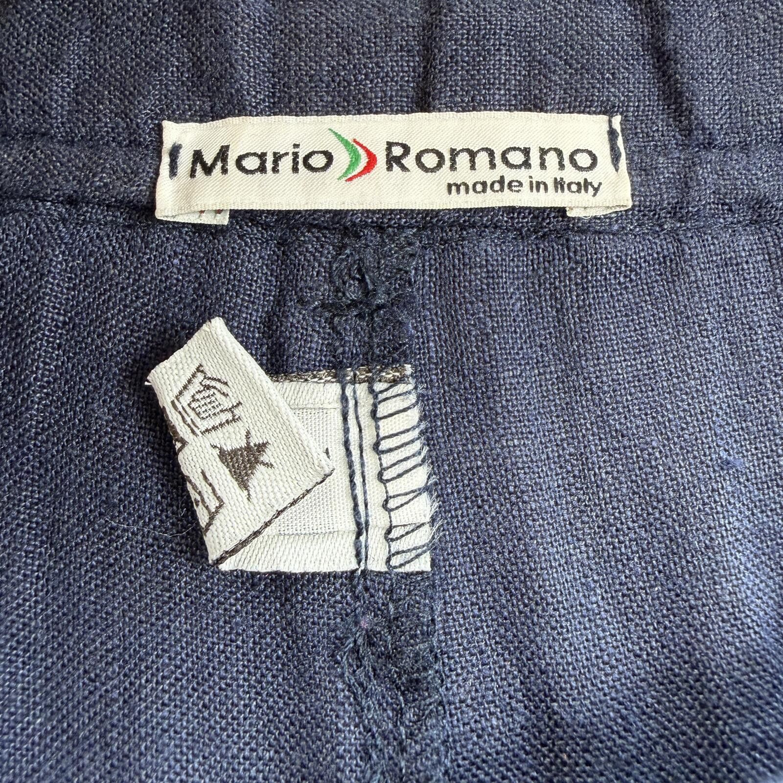 Other Mario Romano Linen Pants Women L Italy Capri Trousers 32x26 Size 32" / US 10 / IT 46 - 5 Thumbnail