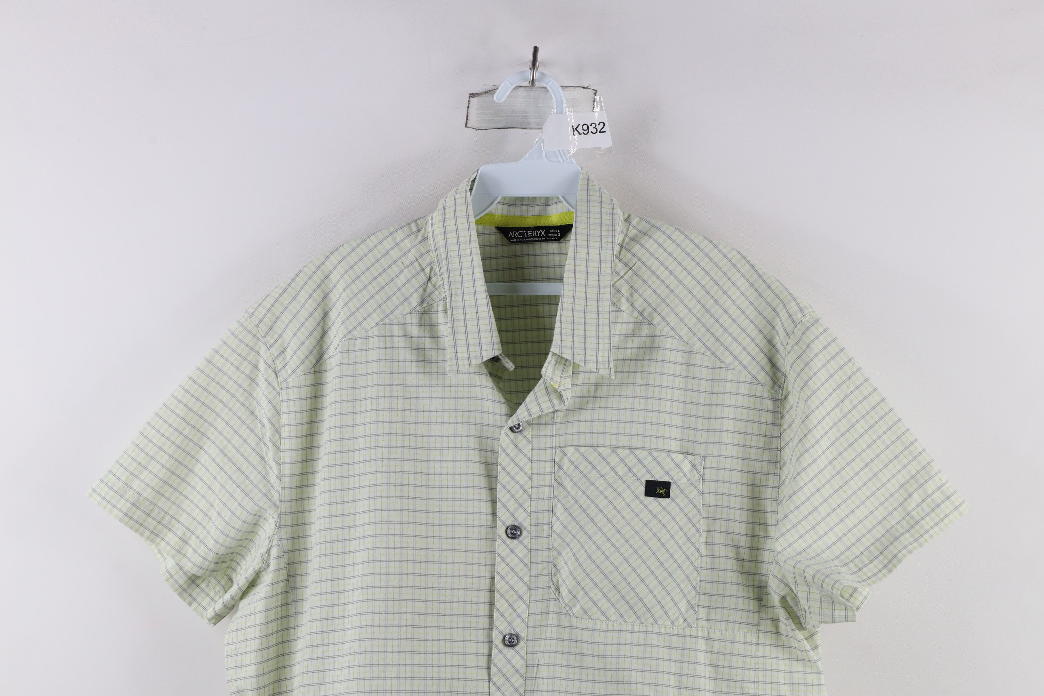 Arc'teryx × Vintage Arcteryx Peakline Short Sleeve Collared Button Shirt Plaid Size US L / EU 52-54 / 3 - 2 Thumbnail