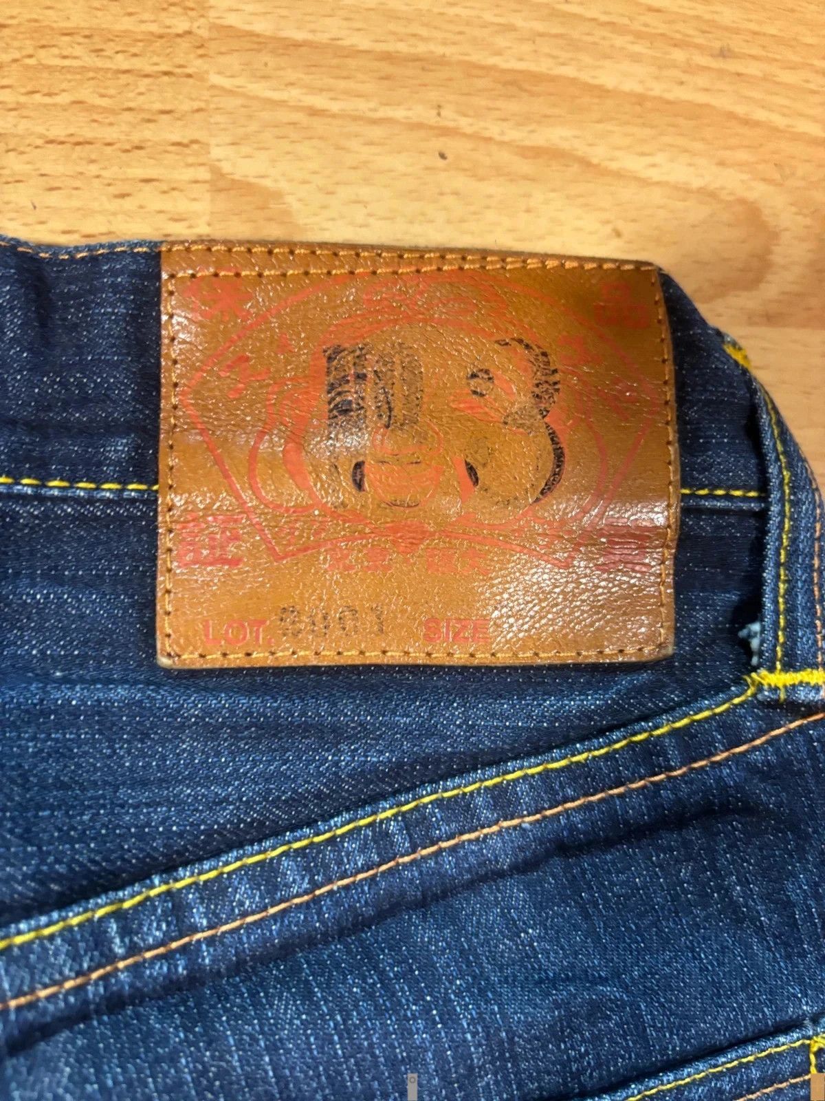 Japanese Brand Evisu Japan baggy daicock jeans Size US 35 - 5 Thumbnail