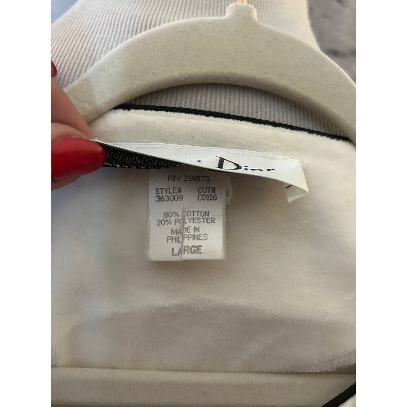 Dior Vintage- authentic- Christian Dior- long terry robe dress- l Size ONE SIZE - 4 Thumbnail