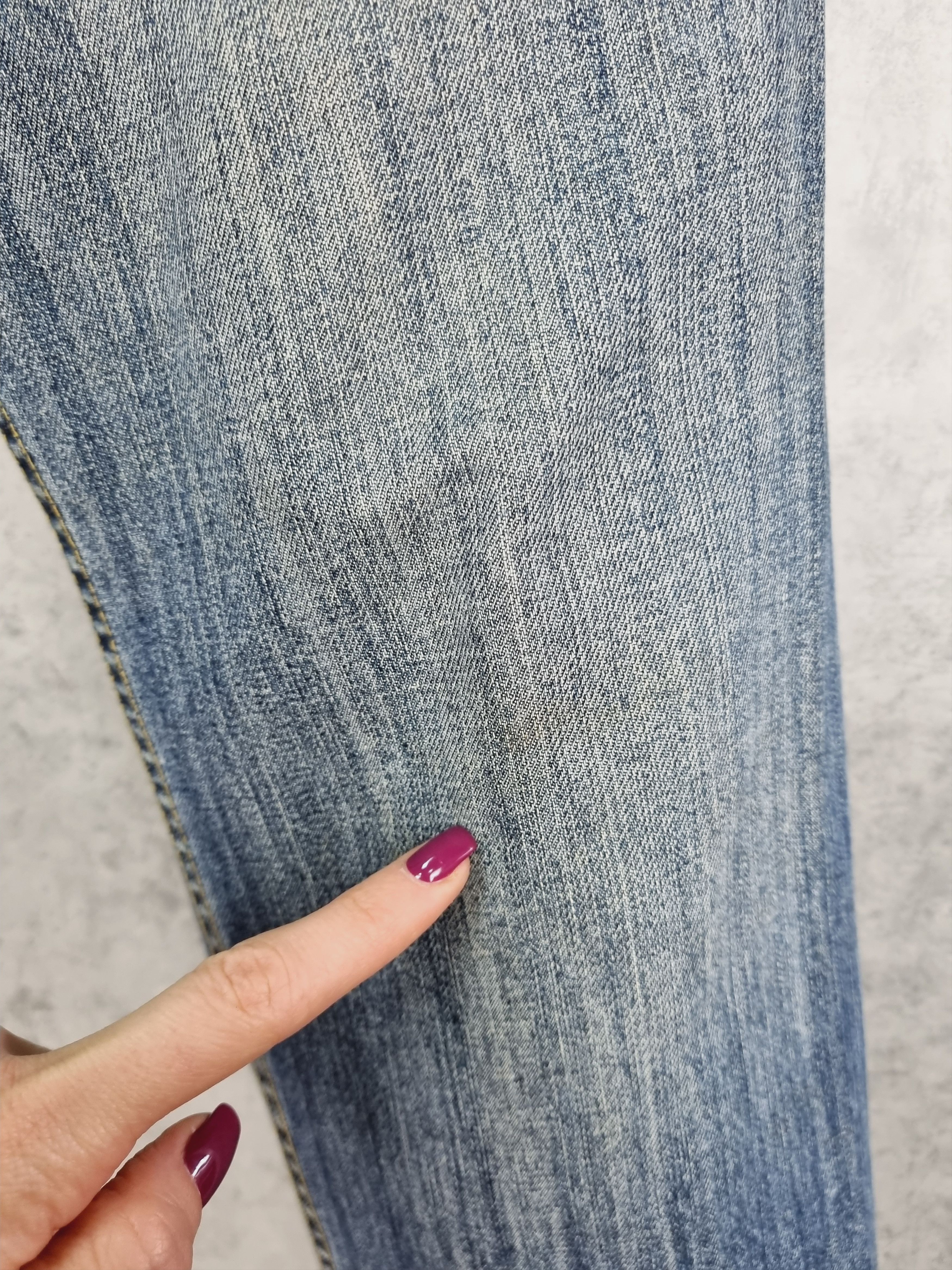 Dirk Bikkembergs × Vintage Bikkembergs Jeans Leather Patch Big Logo Denim Pant Size US 32 / EU 48 - 19 Thumbnail