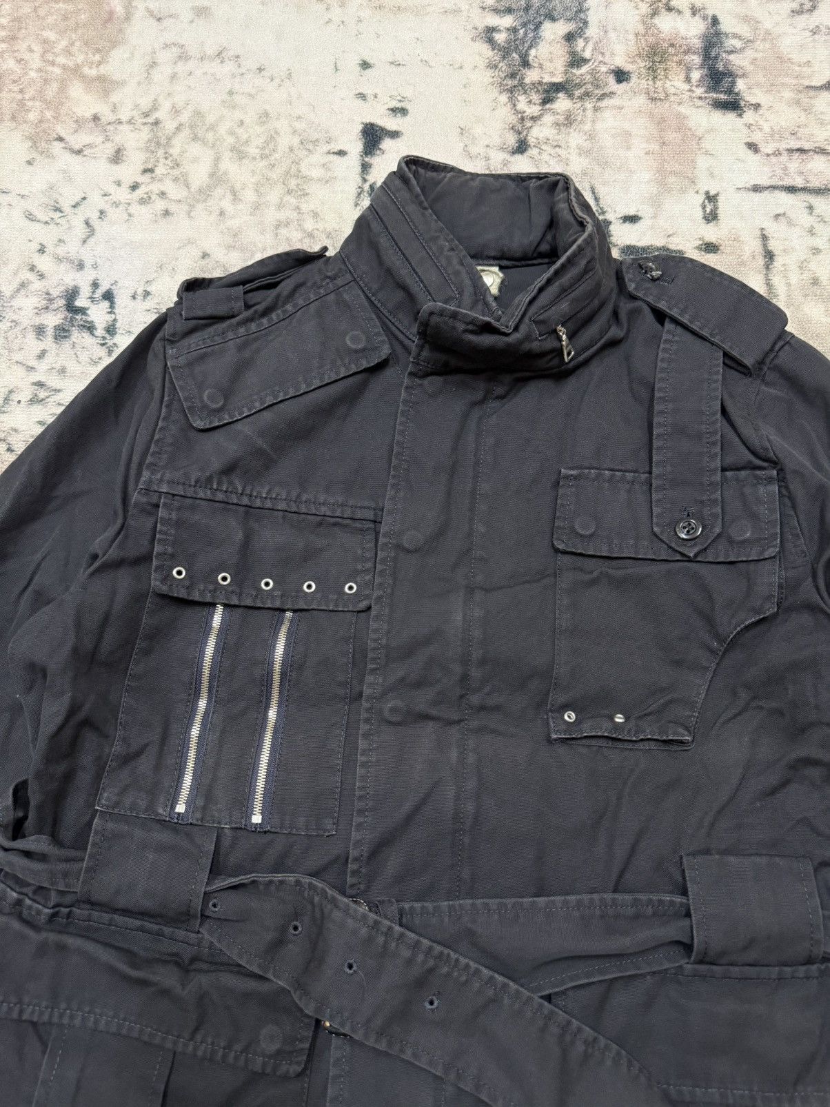 Japanese Brand × Vintage Nibariki Studio Ghibli Military Style Belted Jacket Size US S / EU 44-46 / 1 - 5 Thumbnail