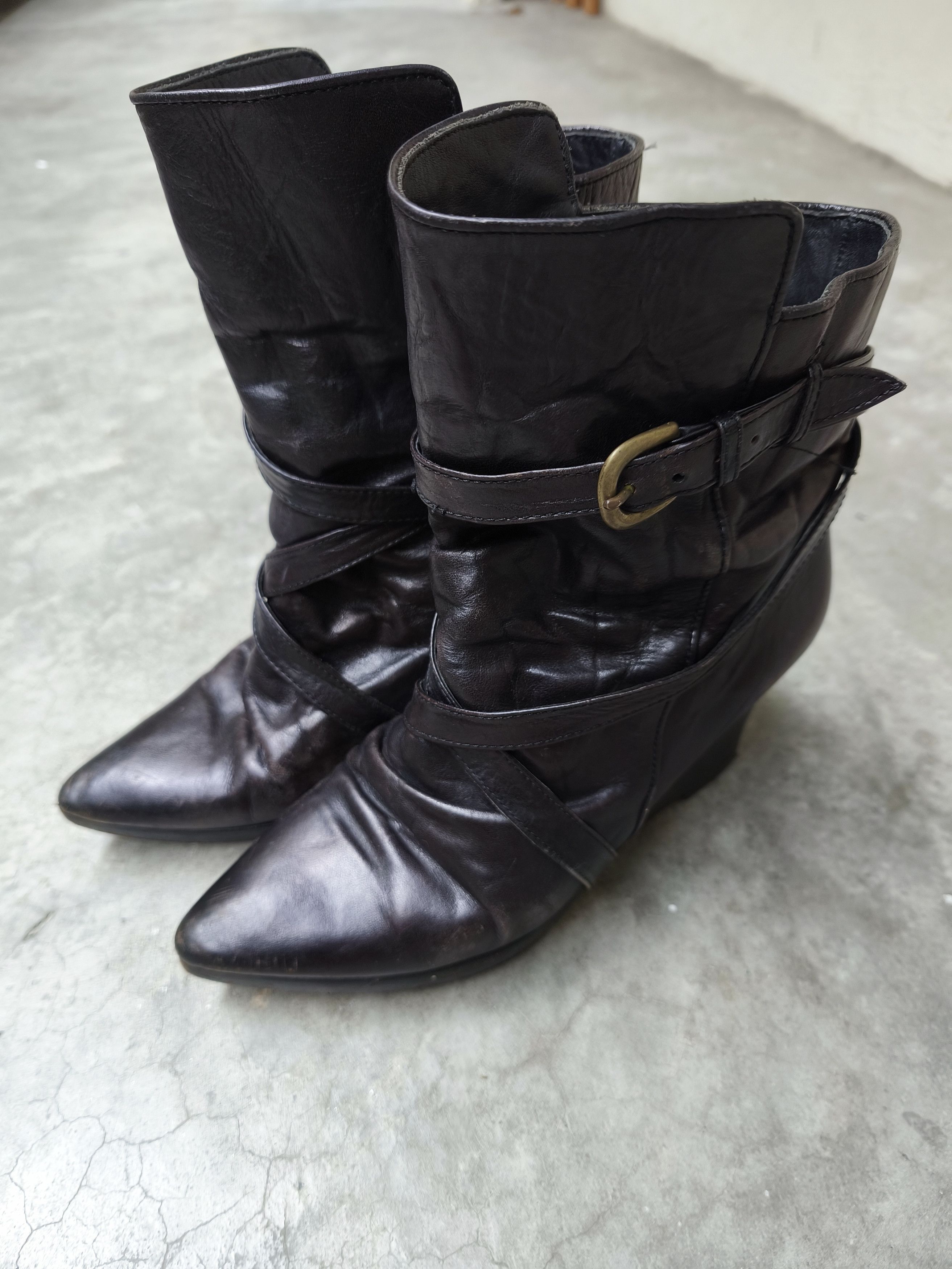 Japanese Brand × Maison MIHARA YASUHIRO Wedge Boot miharayasuhiro Size US 10 / IT 40 - 3 Thumbnail