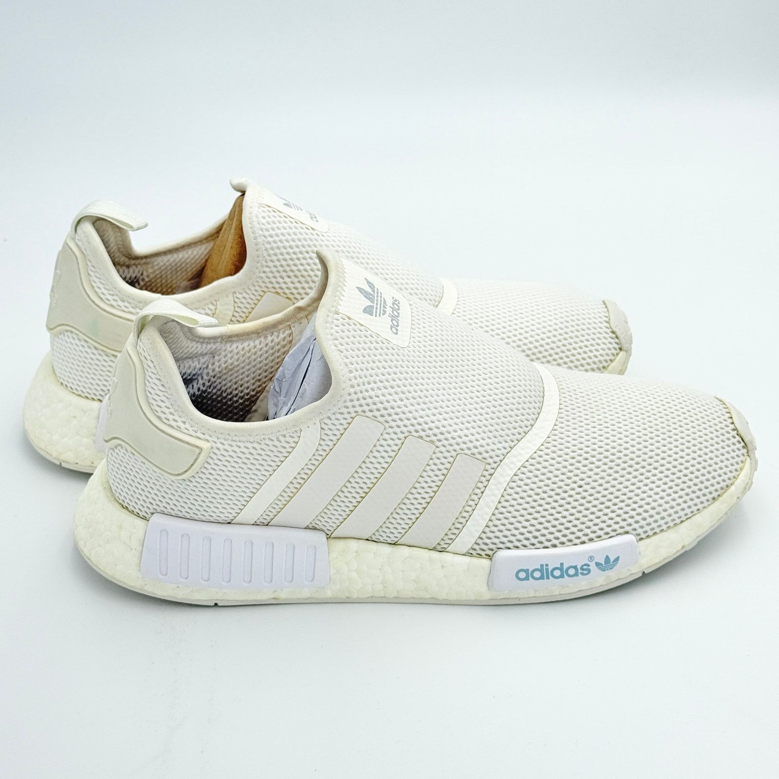 Adidas Adidas NMD R1 White Mesh Slip-On Sneakers - Size 12 Size US 12 / EU 45 - 8 Thumbnail