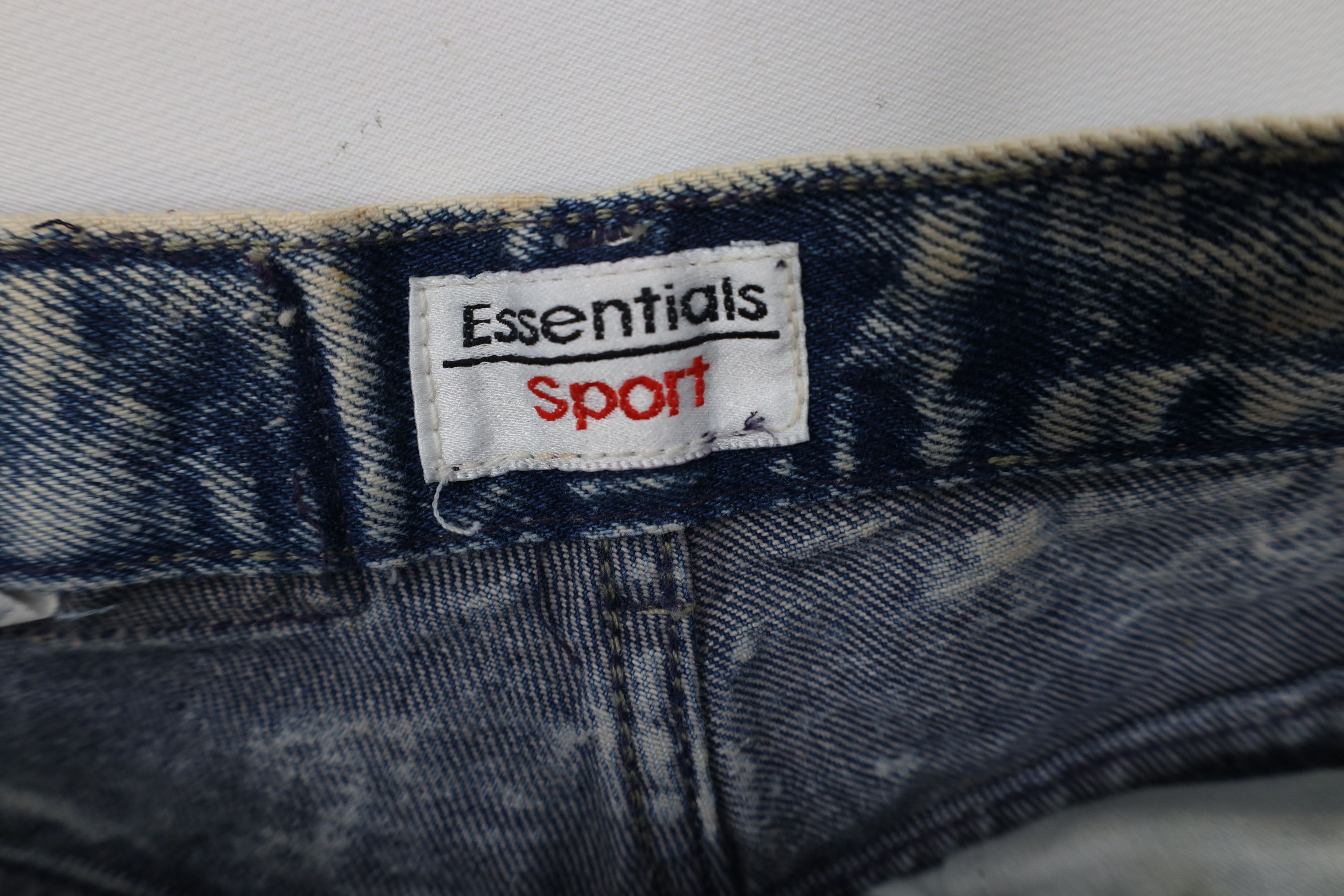 Vintage Deadstock Vintage 80s 90s Streetwear Tie Tapered Leg Jeans Size 34" / US 12 / IT 48 - 9 Thumbnail