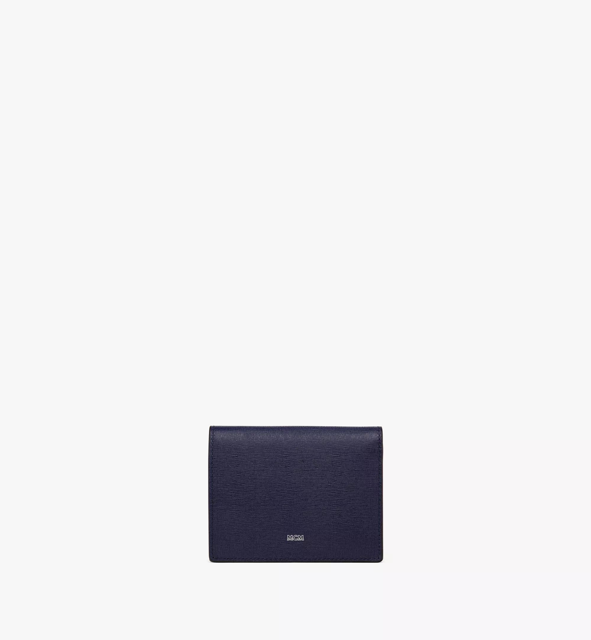 MCM o1mt1gz1224 Size: OS / Fold Wallet in Dark Blue Size ONE SIZE - 1 Thumbnail