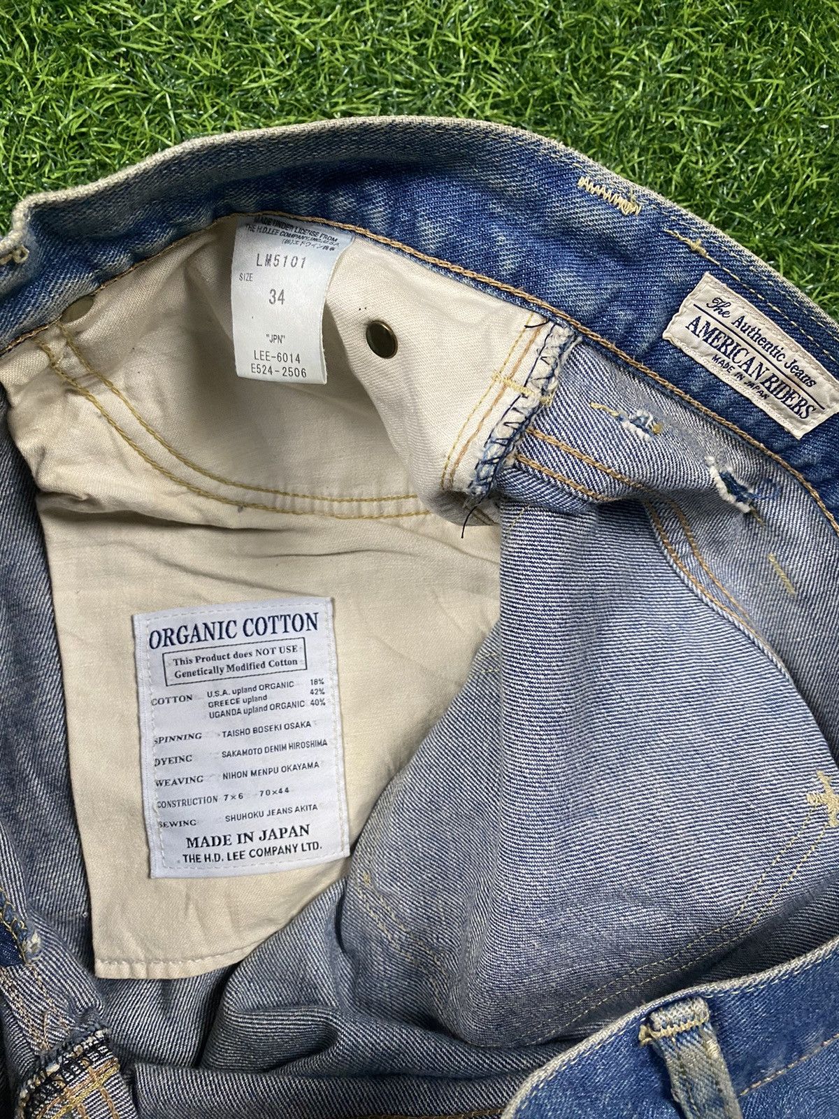 Lee Vintage Lee American Riders Organic Denim Jeans Size US 33 - 11 Thumbnail