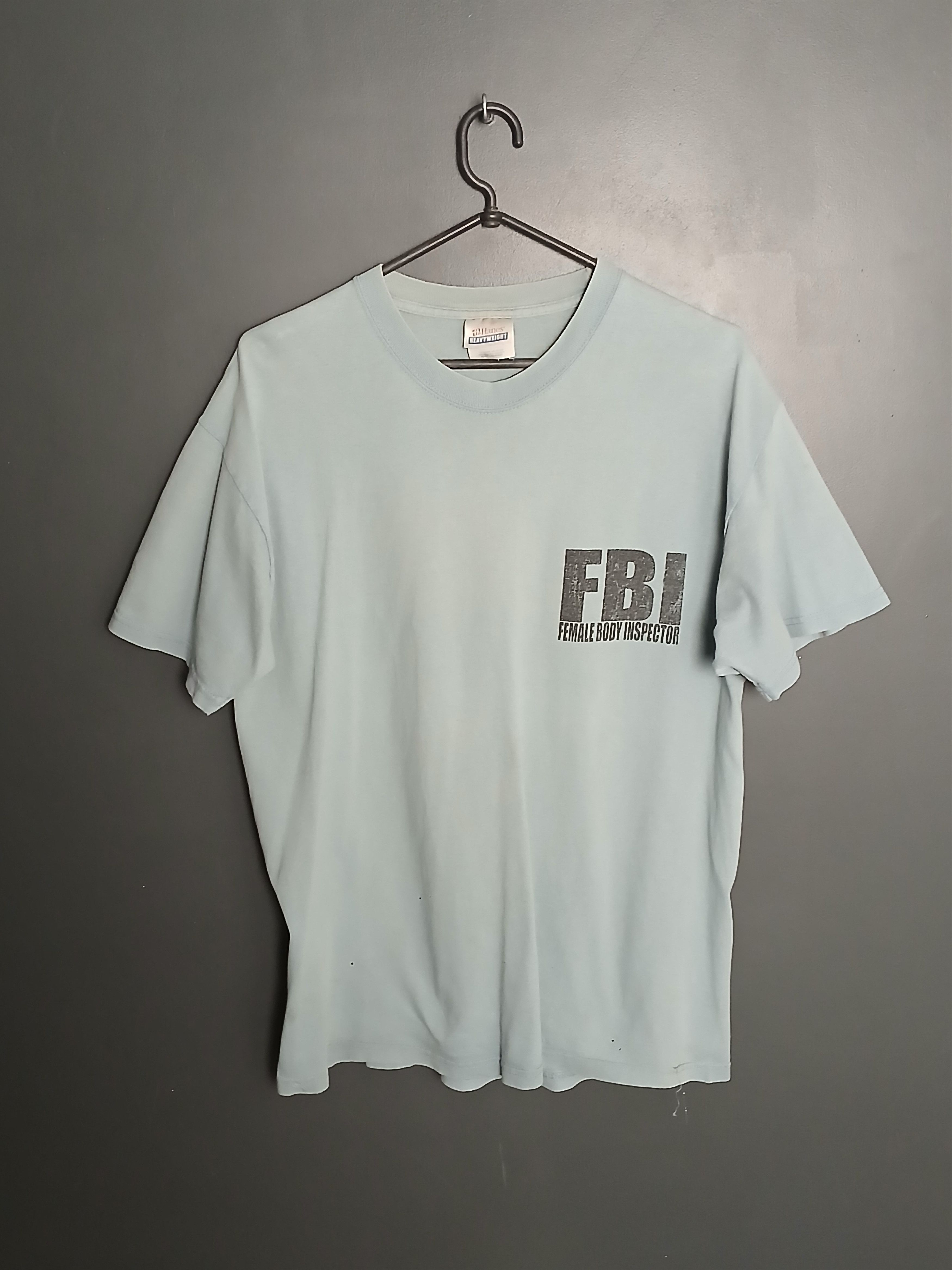 Vintage Vintage FBI Female Body Inspector T-Shirt Size US L / EU 52-54 / 3 - 1 Thumbnail