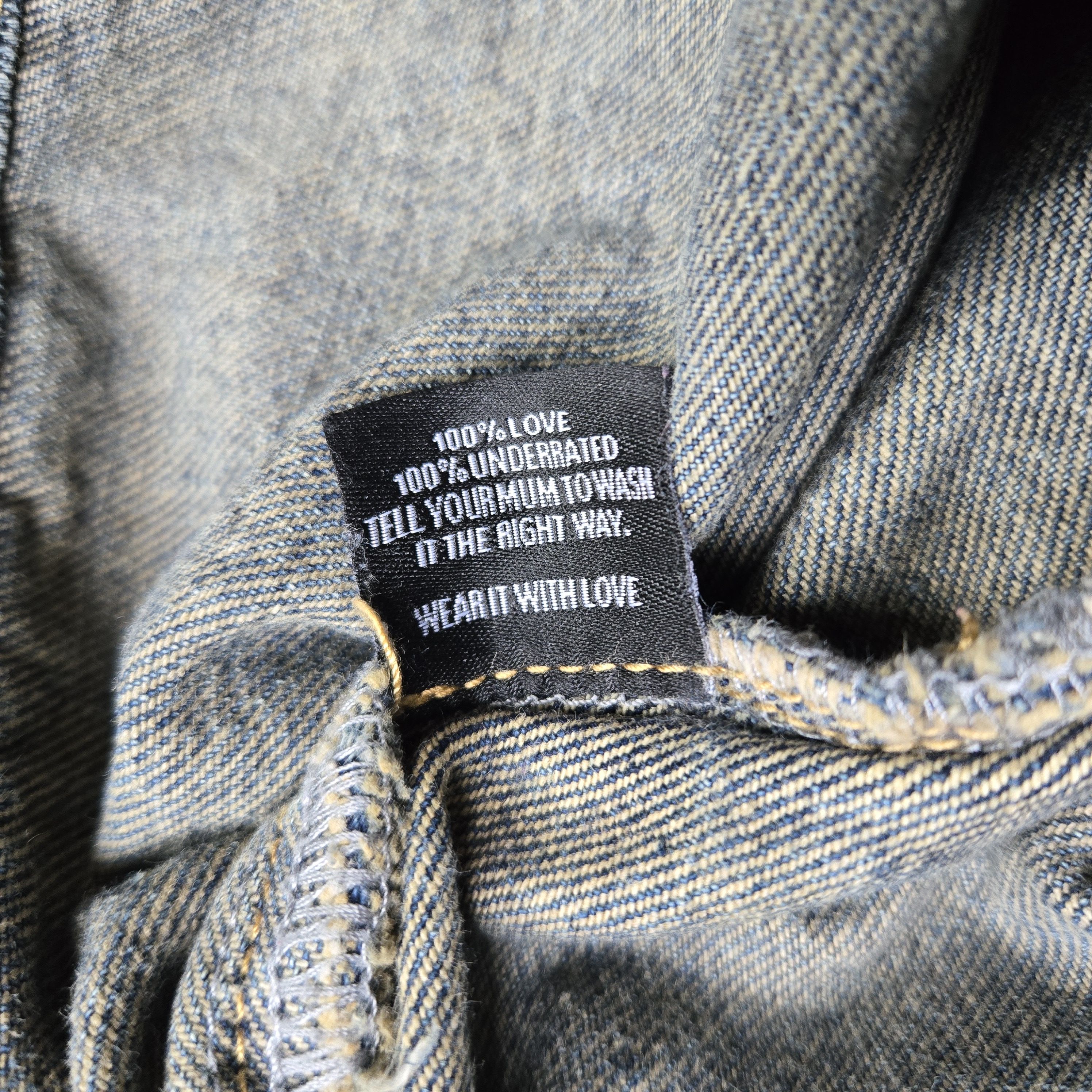 No Faith Studios No Faith Studios Basic Flared Denim Jeans Small Destroyed Size US 30 / EU 46 - 11 Thumbnail
