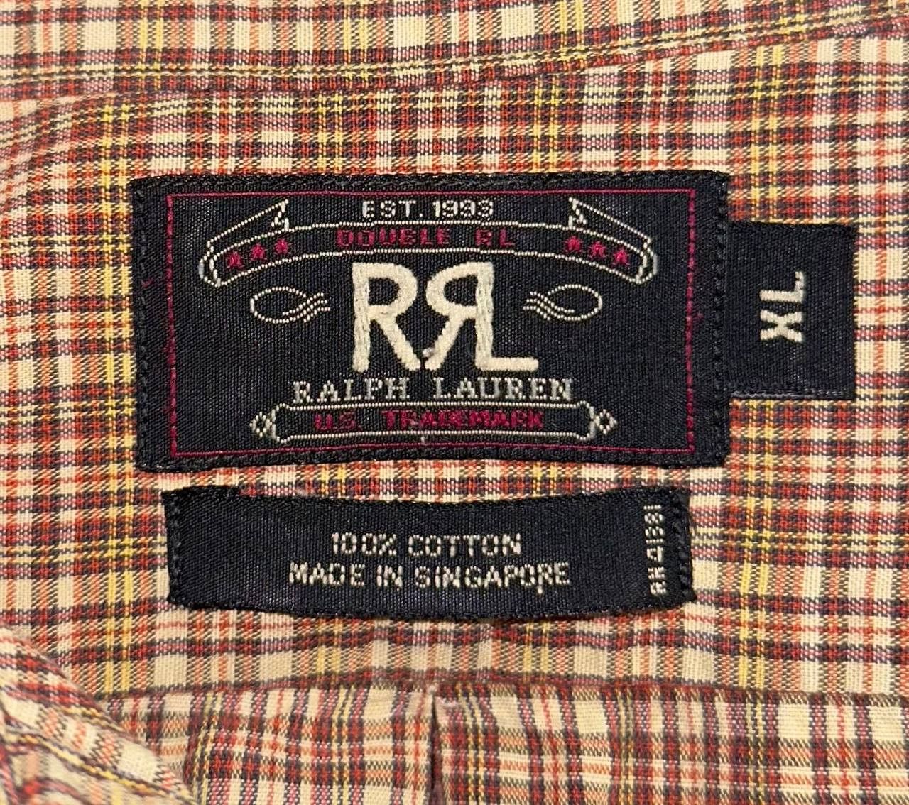 RRL Ralph Lauren Ralph Lauren Polo RRL Double RL black Western Shirt polo Size US XL / EU 56 / 4 - 6 Thumbnail