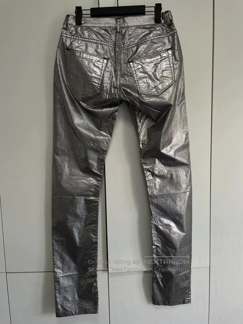 Rick Owens Rick Owens Men's Silver Jeans. Size US 29 - 4 Thumbnail