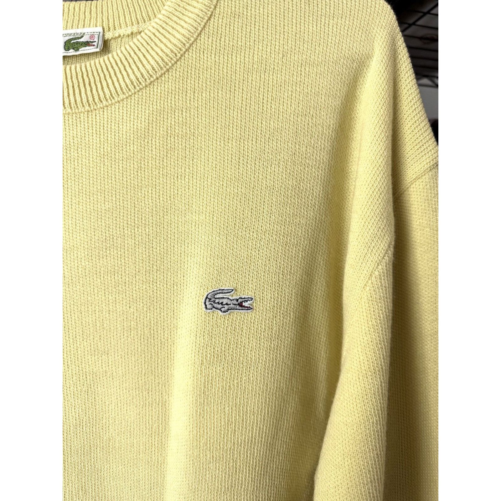 Lacoste 💥90’s Rare! Vintage Lacoste Sweater Sweatshirt Size US L / EU 52-54 / 3 - 3 Thumbnail