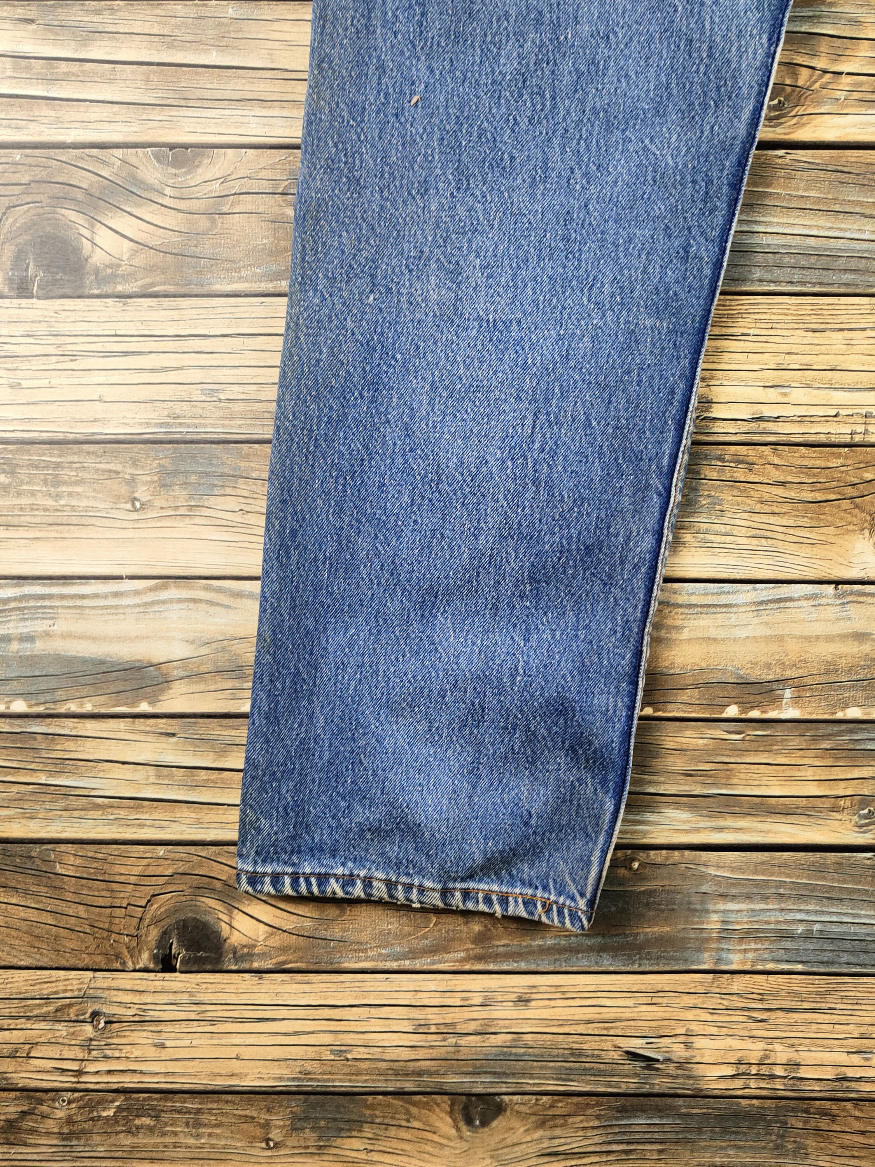 Levi's DL Levi's Blue Distressed Ripped Jeans# 46-891 Size US 34 / EU 50 - 9 Thumbnail