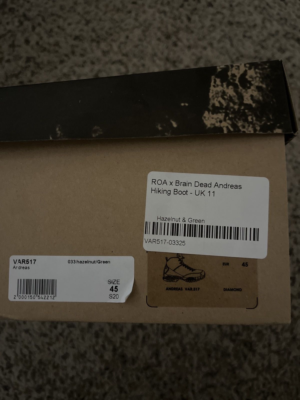 Brain Dead × ROA Andreas Hiking boot Size US 11.5 / EU 44-45 - 3 Thumbnail