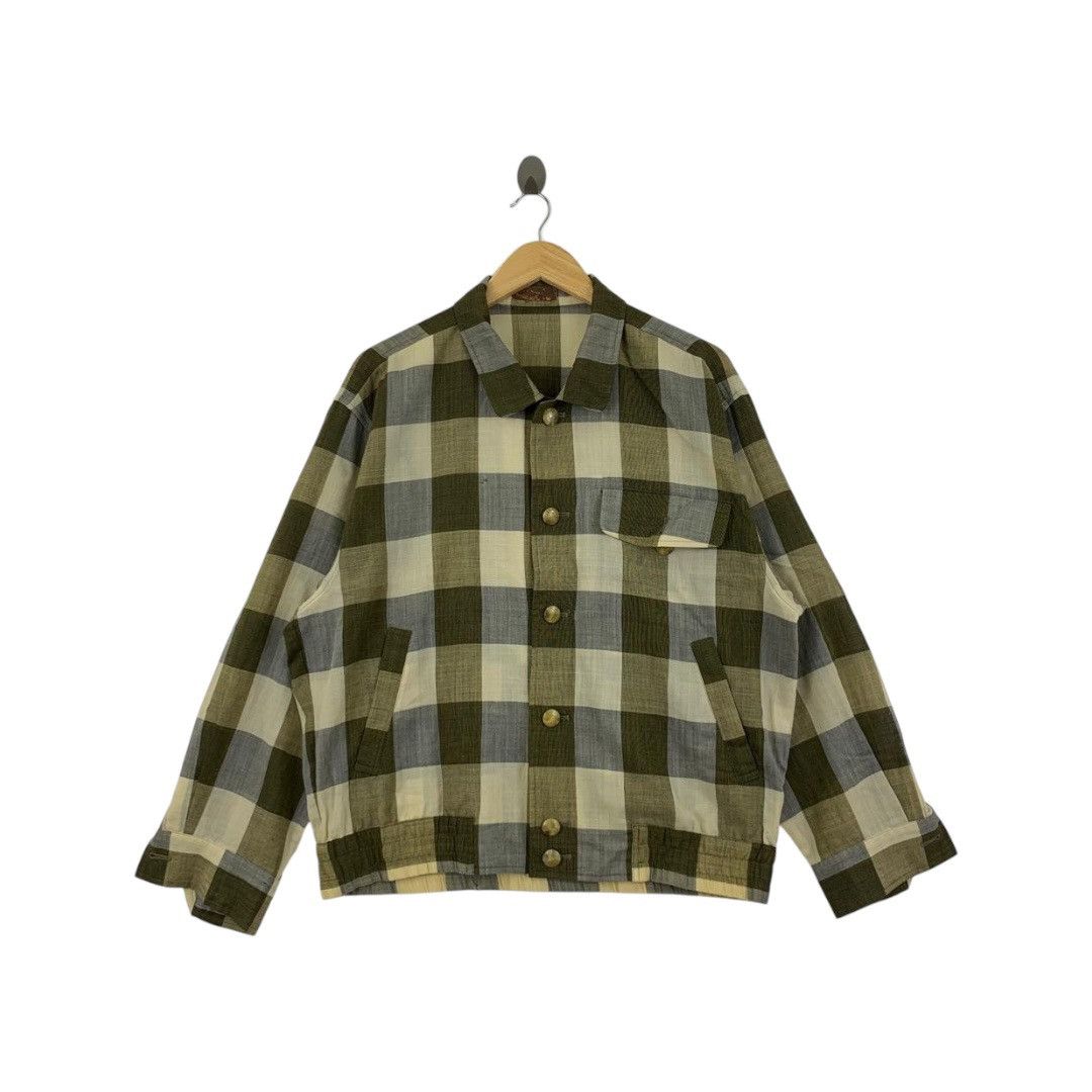 Vintage FAKUSUKE Japanese Brand Check Tartan Pockets Casual Shirts Size US XL / EU 56 / 4 - 1 Thumbnail