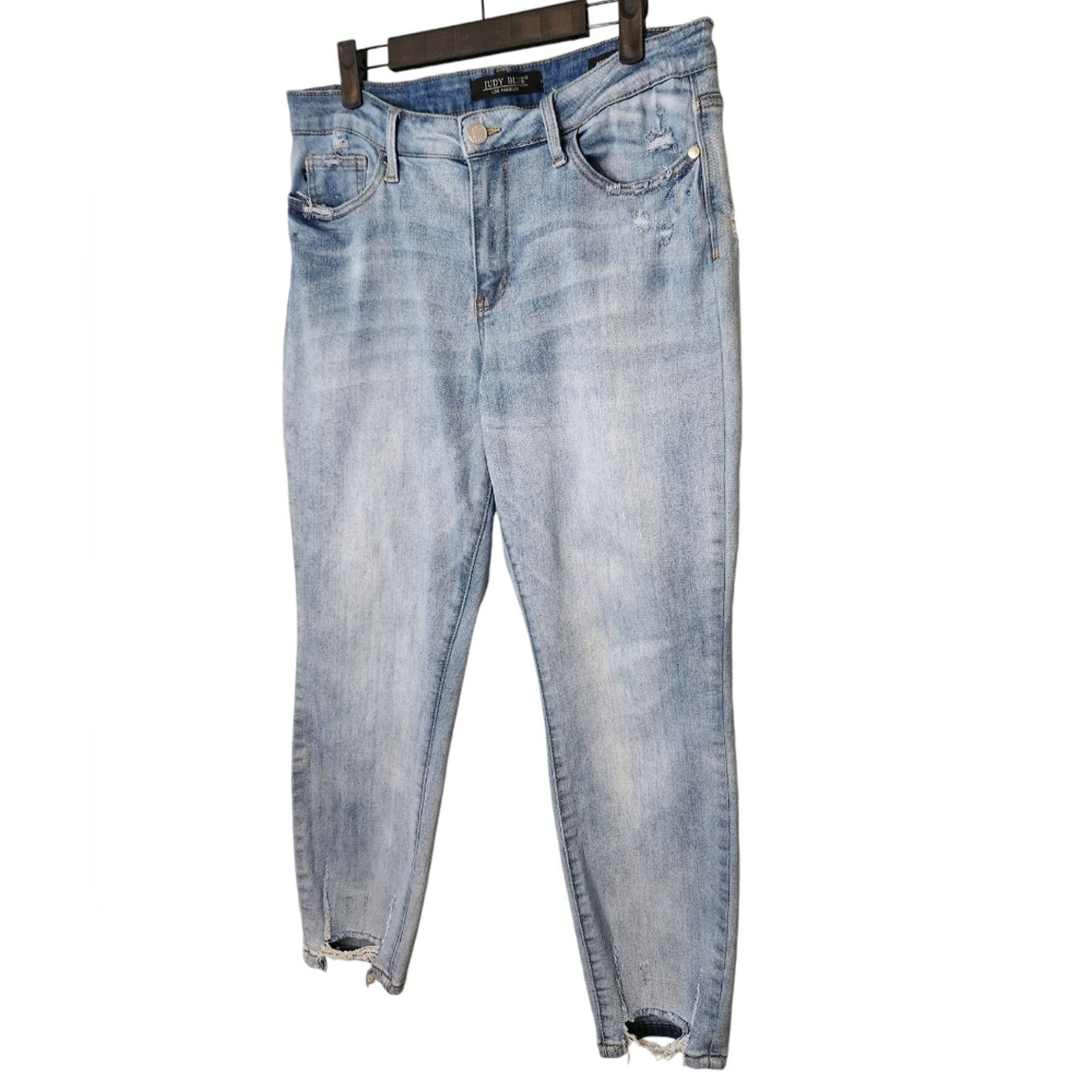 Judy Blue Judy Blue Boyfriend Fit Light Wash Jeans 31 Size 31" - 3 Thumbnail
