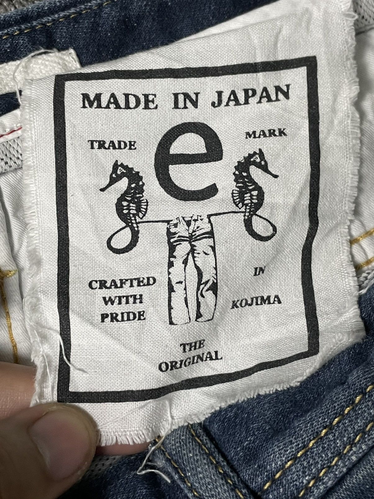 Japanese Brand E-Jeans Kojima Brand Denim Pants (62) Size US 31 - 5 Thumbnail