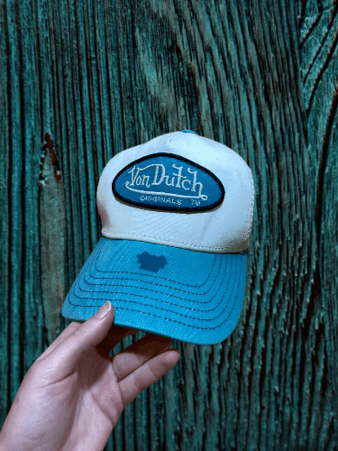 Von Dutch VON DUTCH TRUCKER HAT BLUE WHITE MESH Size ONE SIZE - 1 Thumbnail