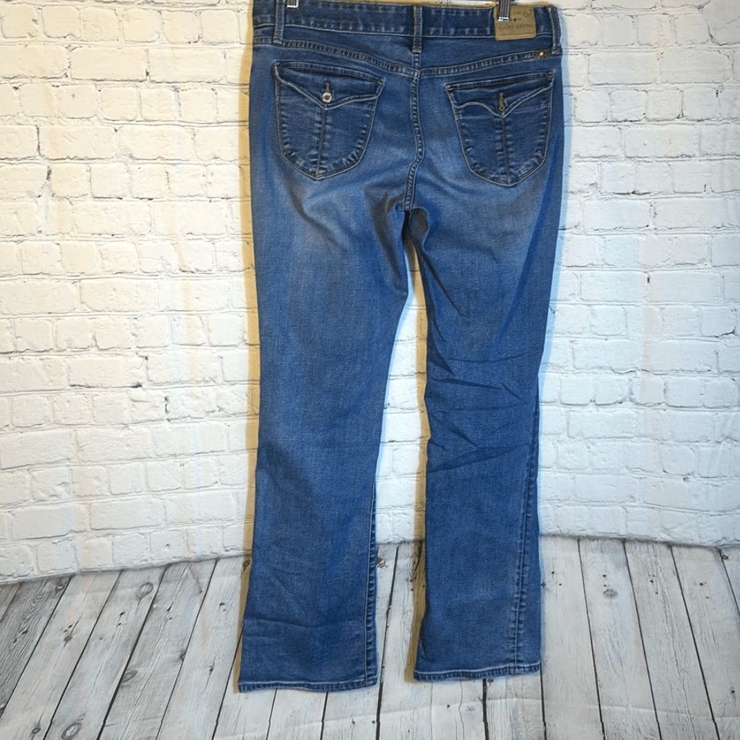 Lucky Brand Lucky Brand Jeans Womens 12 Blue Leyla Boot Bootcut Denim Jeans Blue Womens 12 Boots bootcut Fashion? Size 34" / US 12 / IT 48 - 6 Thumbnail
