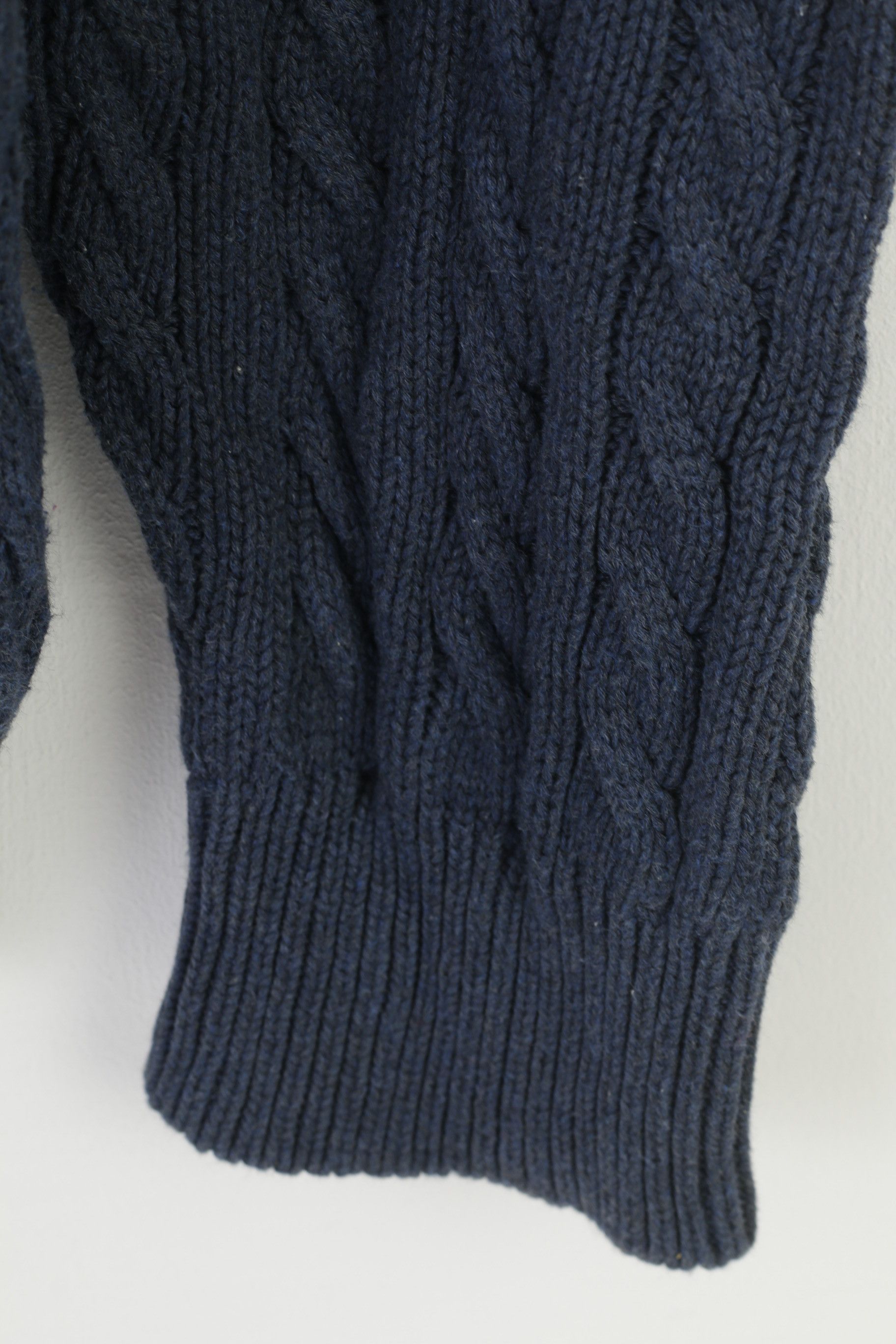Aquascutum Aquascutum Men XL Jumper Navy Crew Neck Cotton 4106 Size US XL / EU 56 / 4 - 3 Thumbnail