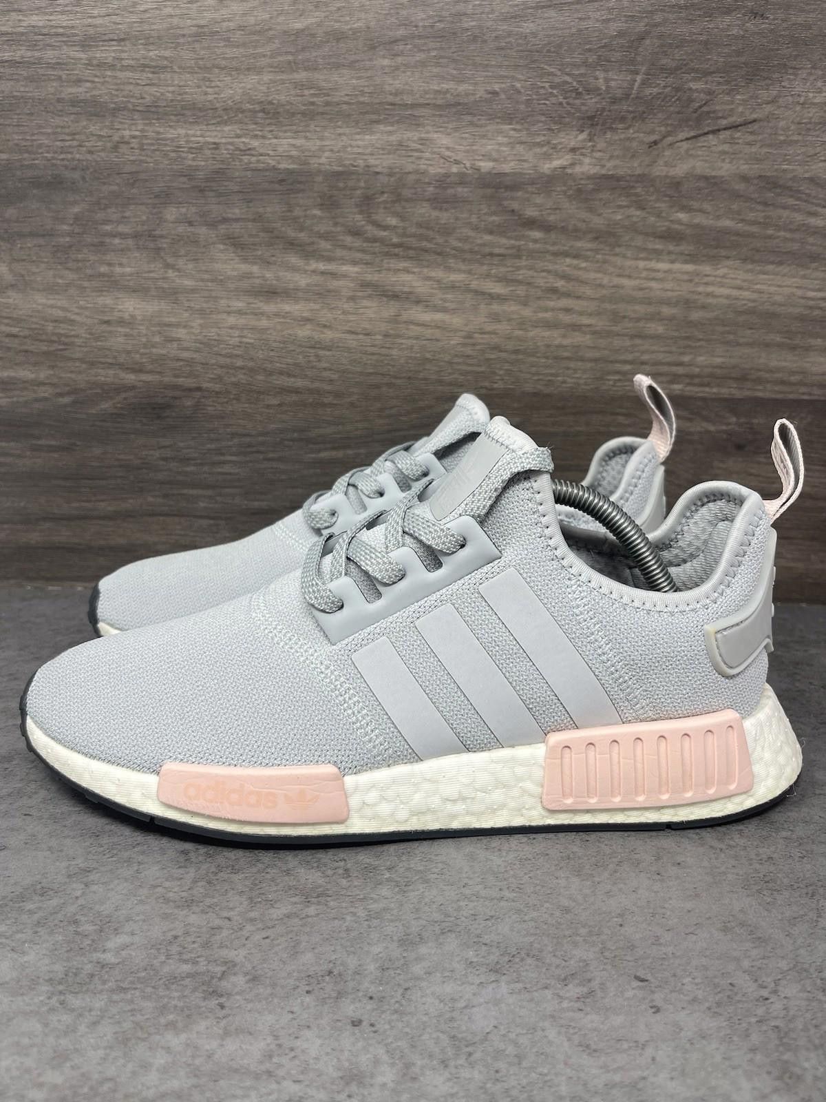 Adidas NMD R1 Sneakers Womens Size 10 Grey Pink Running