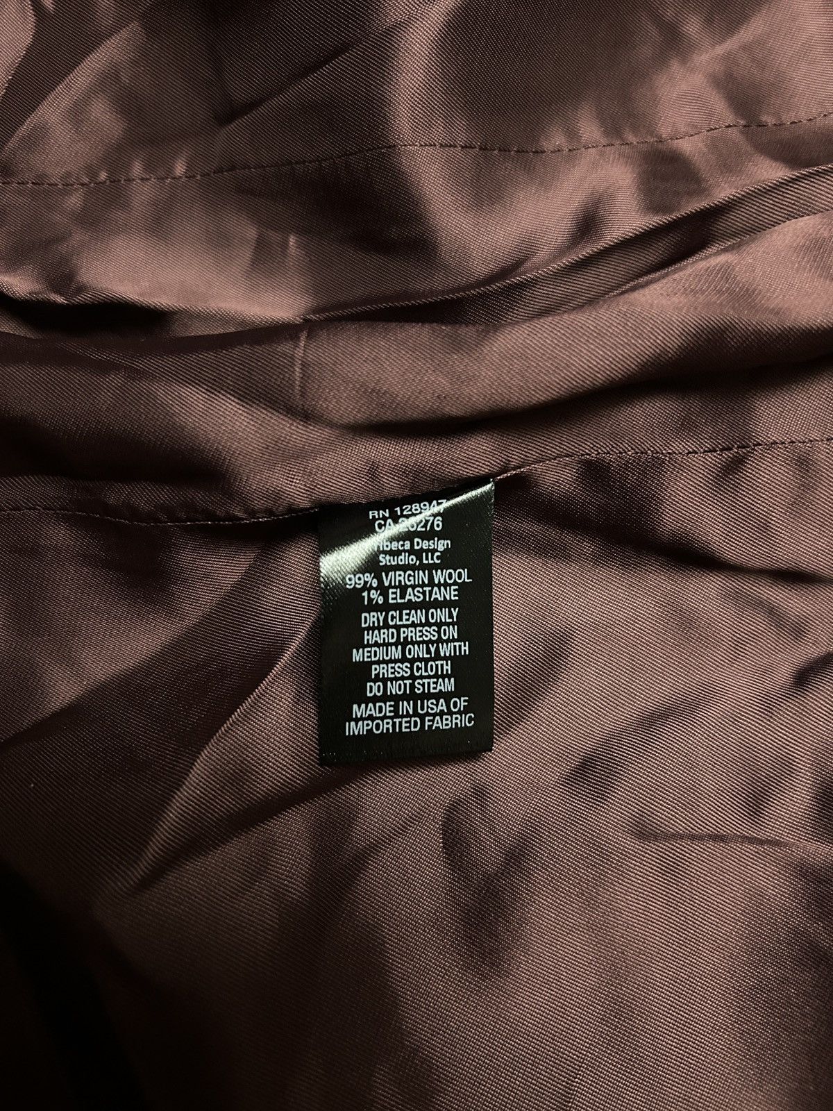 Nili Lotan Burgundy Blazer Size XS / US 0-2 / IT 36-38 - 10 Thumbnail