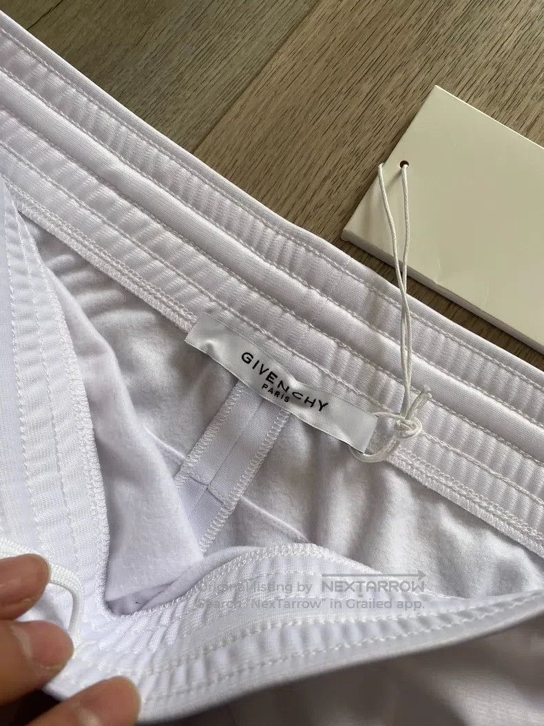 Givenchy Givenchy Classic Logo Drawcord Women's Short Skirt, White Size 25" / US 0 / IT 36 - 3 Thumbnail