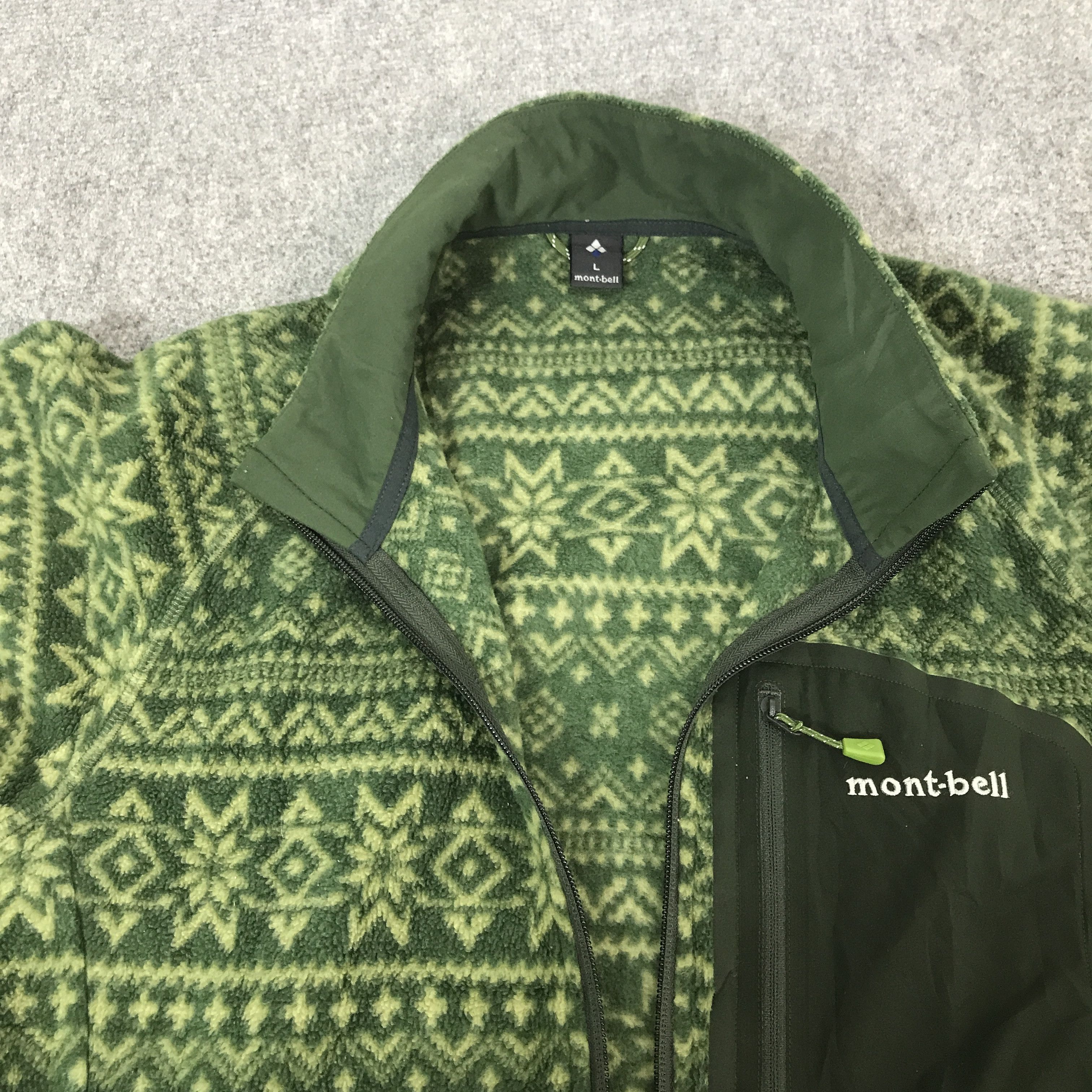 Montbell vintage montbell fleece navajo jacket K63B5 Size US L / EU 52-54 / 3 - 8 Thumbnail