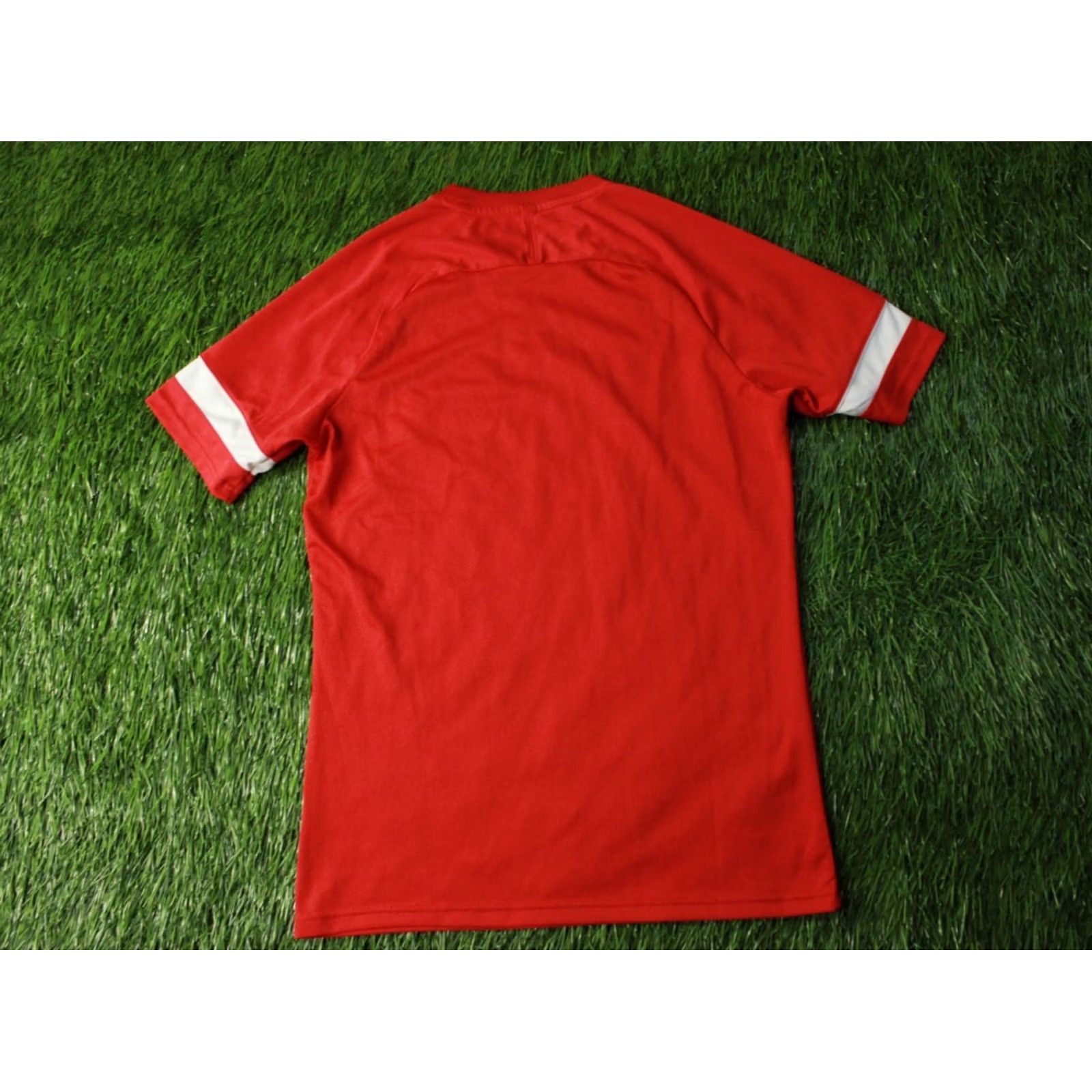 Nike Nike Academy Dri-Fit Men Football Shirt Jersey Tee Size M Medium Red and White Football Mens Shirt Size US M / EU 48-50 / 2 - 7 Thumbnail
