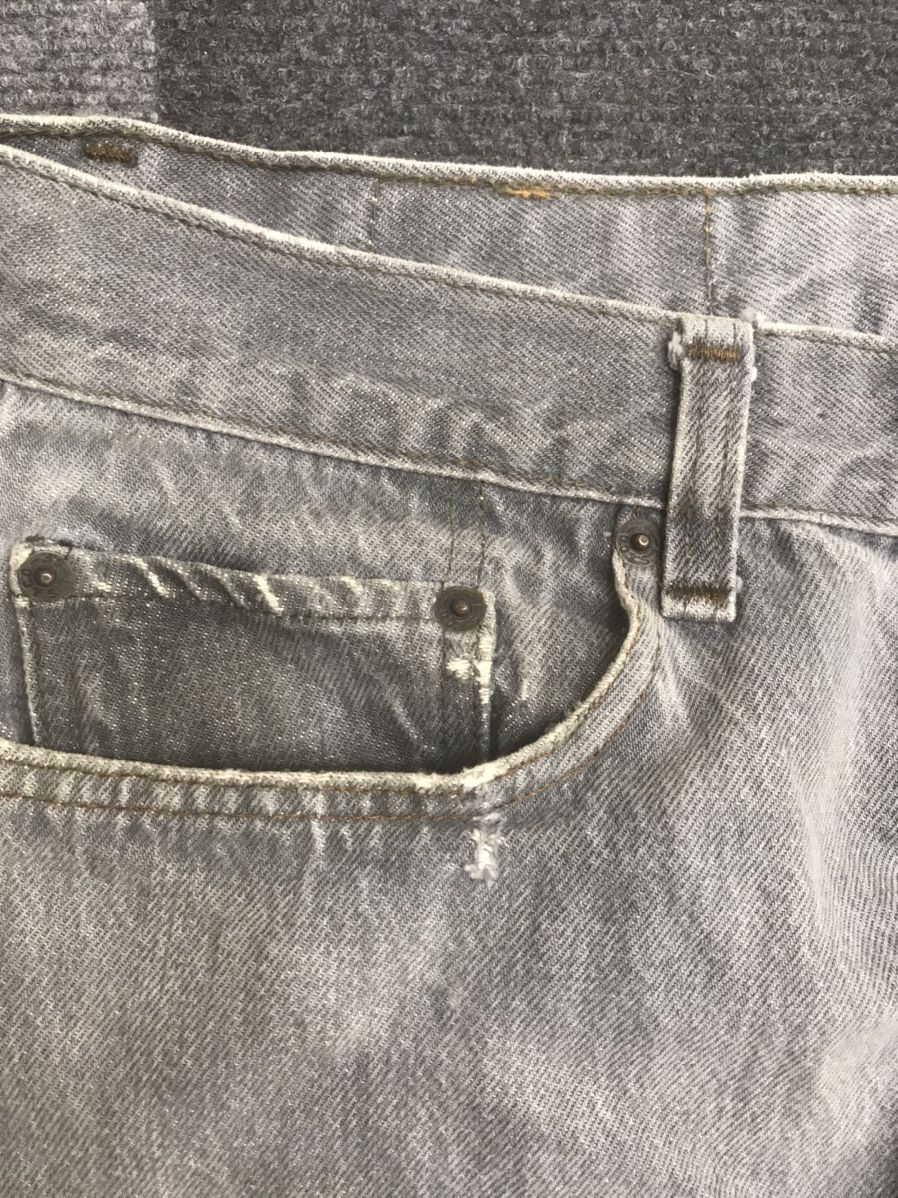 Levi's Vintage Levis 501 Regular Washed Black Jeans Size US 30 / EU 46 - 7 Thumbnail