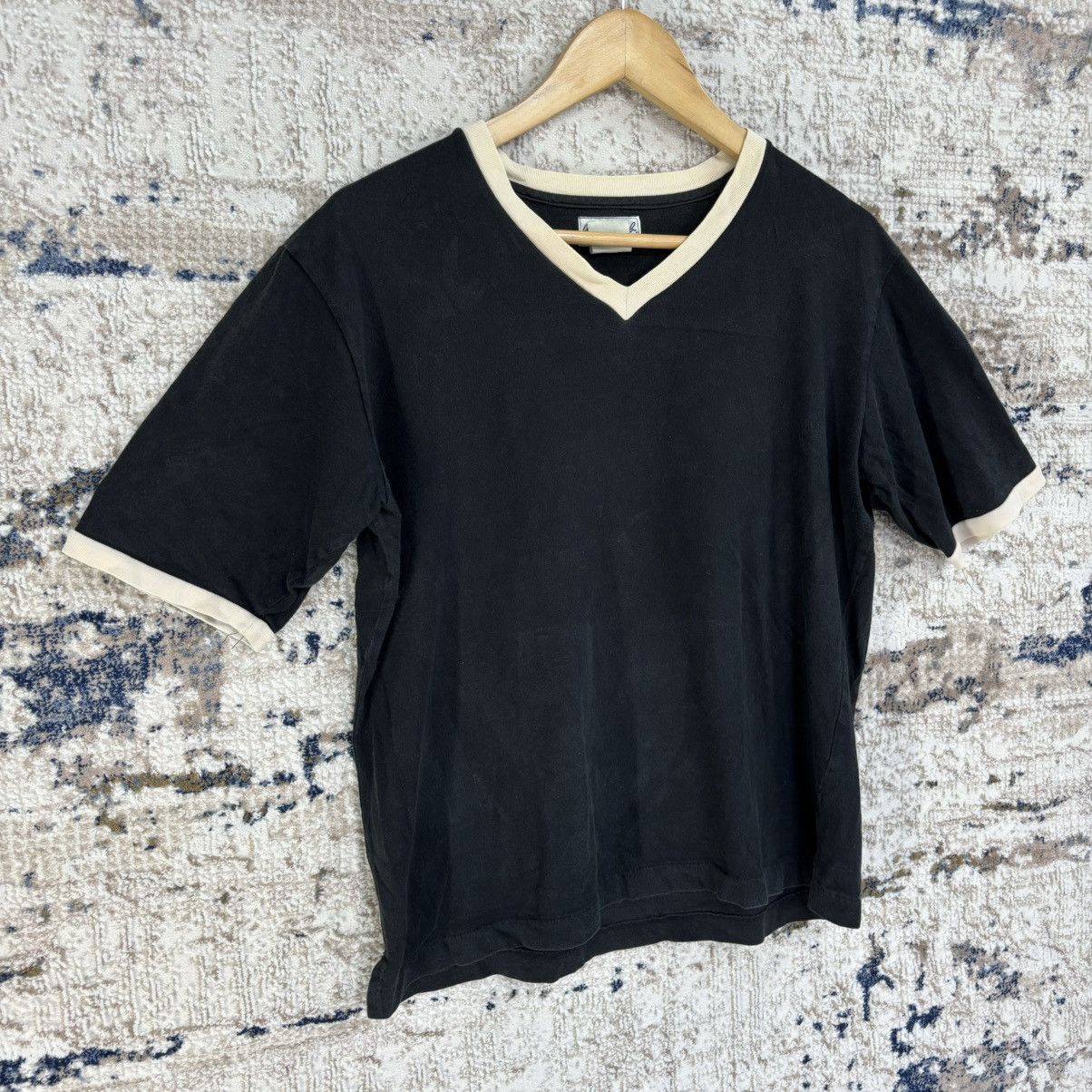 Designer × Vintage × agnes b. VINTAGE AGNES B. HOMME PARIS BASIC V NECK T-SHIRT Size US M / EU 48-50 / 2 - 3 Thumbnail