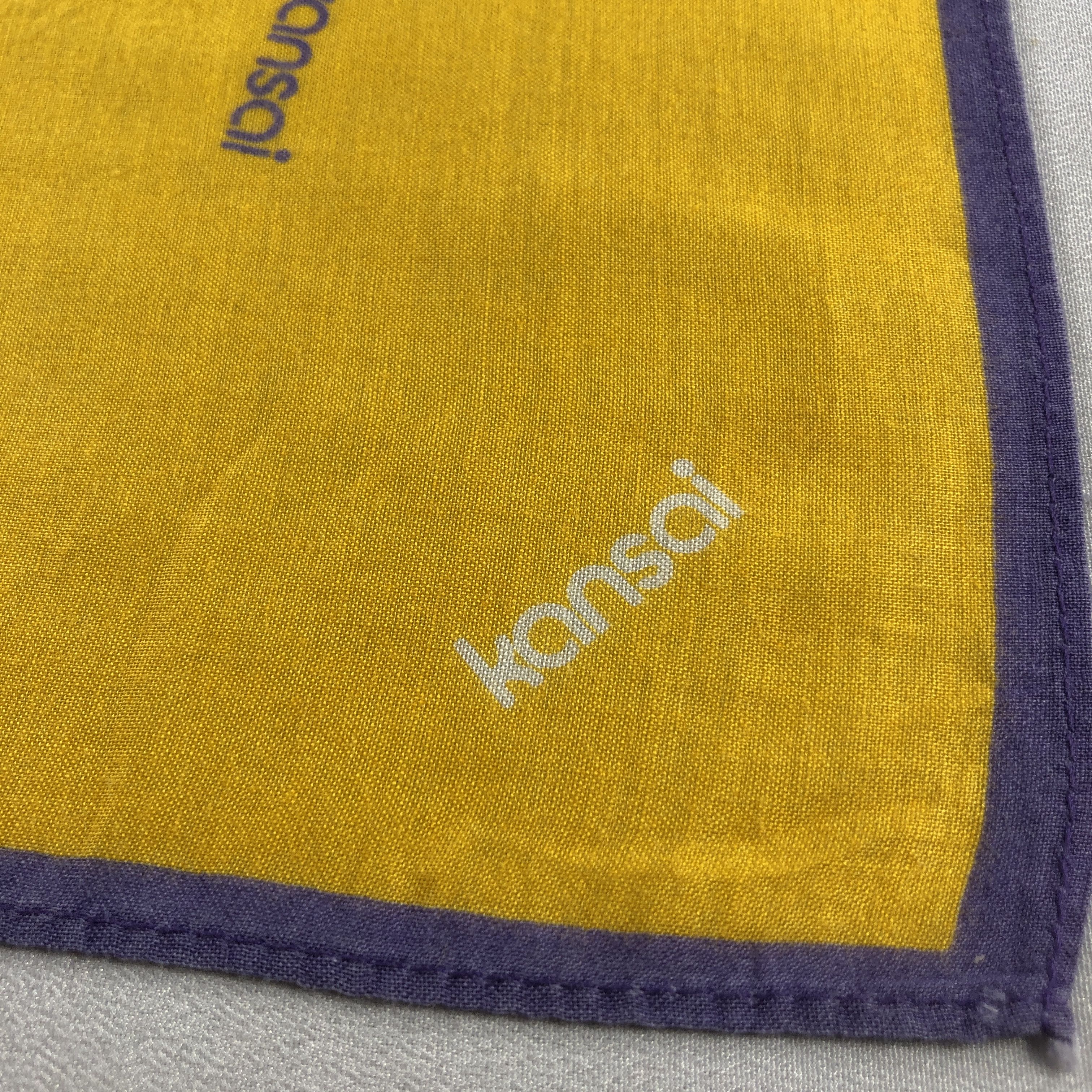Kansai Yamamoto × Vintage Kansai Handkerchief Neckerchief Bandana H2596 Size ONE SIZE - 3 Thumbnail