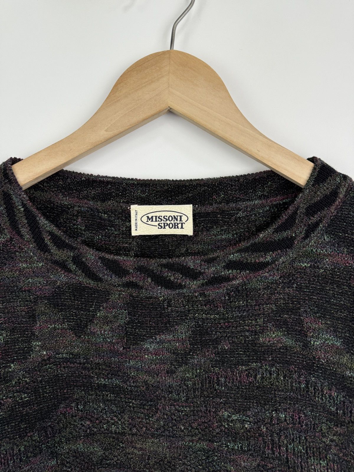 Missoni 🇮🇹 Vintage 80s Missoni Sport Sweater Made in Italy Rare Retro Size US L / EU 52-54 / 3 - 5 Thumbnail