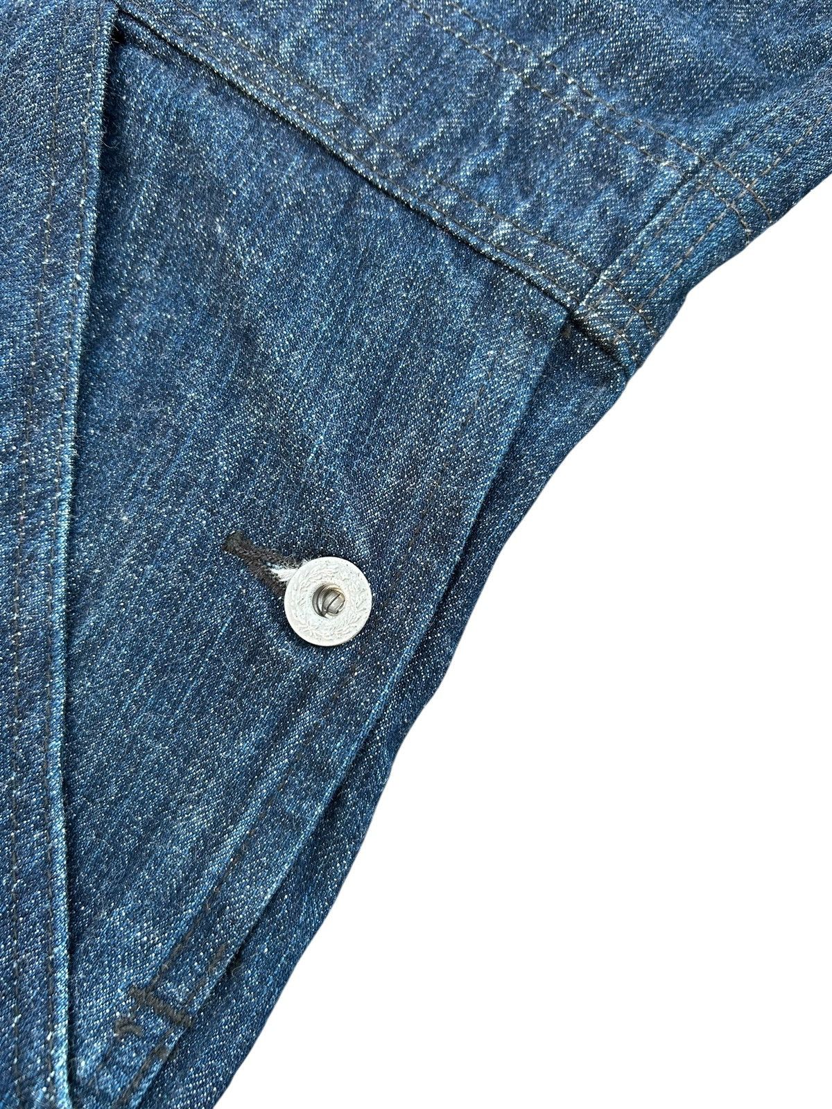 Evisu × Japanese Brand RARE!!! Vintage Evisu Japan Seagull Blue Denim Coverall Size US 38 / EU 54 - 15 Thumbnail