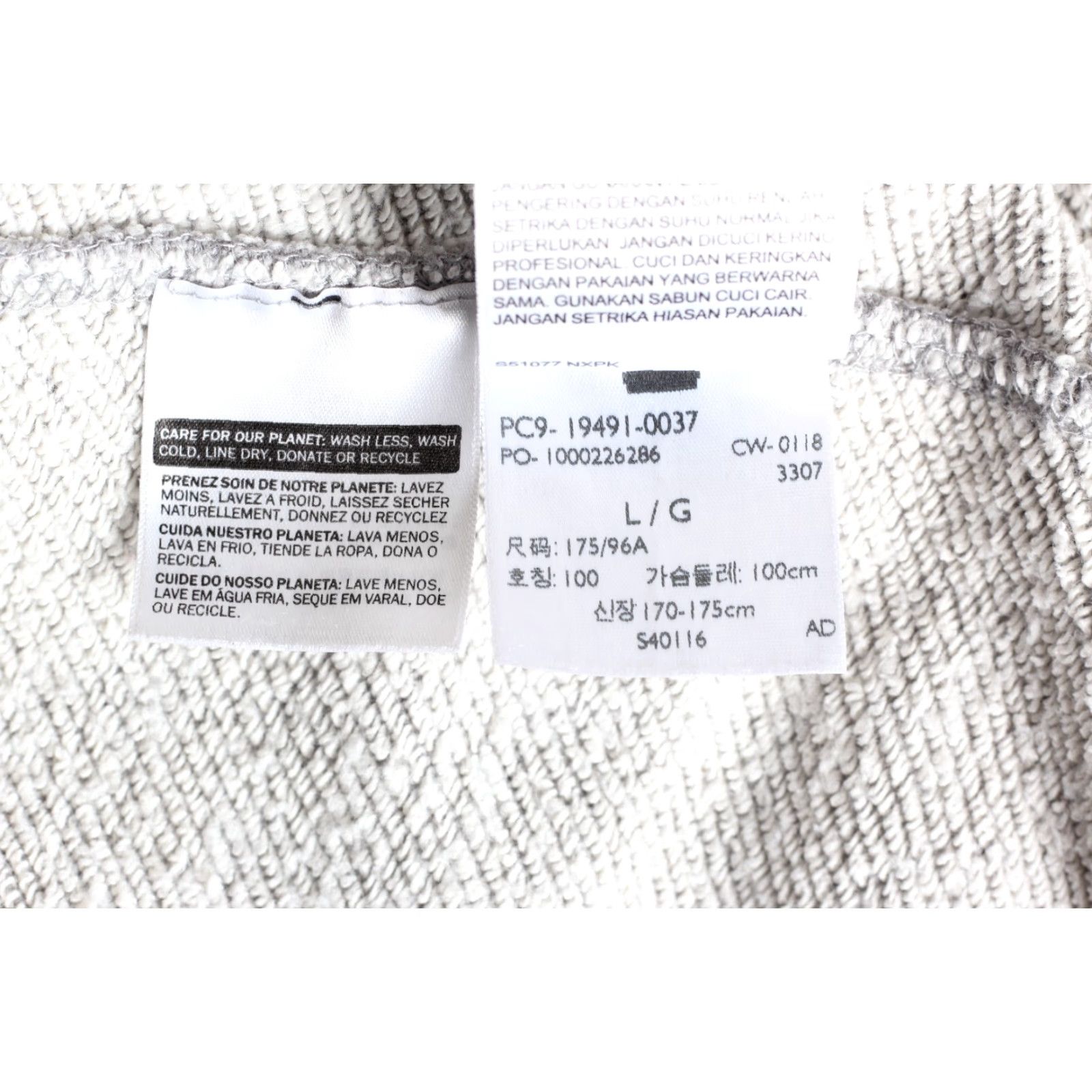 Levi's LEVI’S Graphic Pullover Hoodie Sweatshirt Mens L Grey VR1878 Size US L / EU 52-54 / 3 - 7 Thumbnail